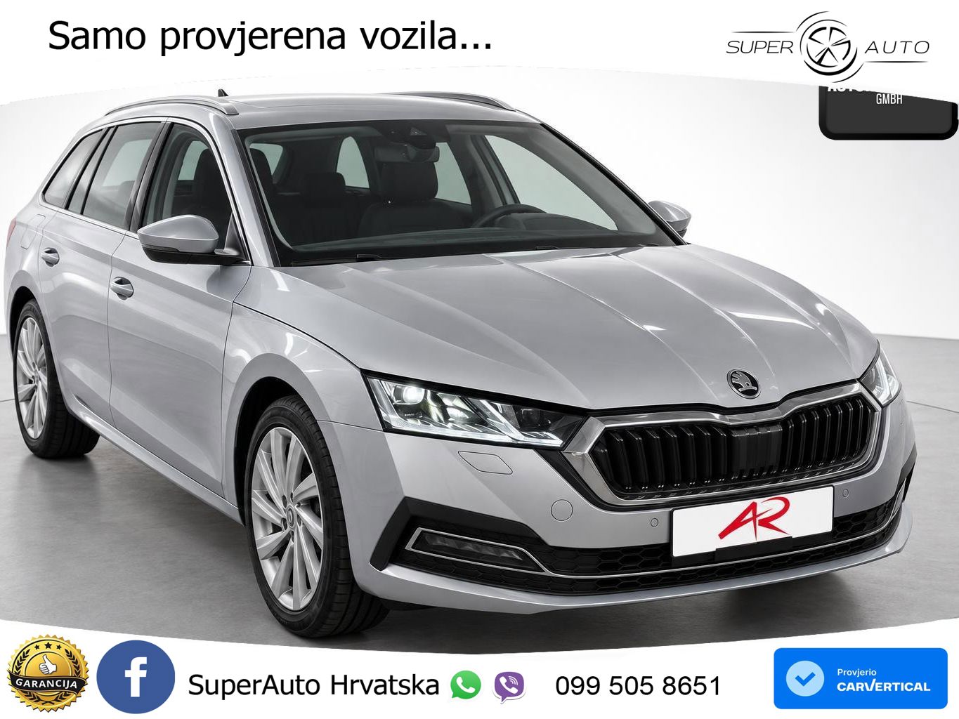 Škoda Octavia Combi 2.0 TDI (150 KS) DSG LED+GR SJED+ACC