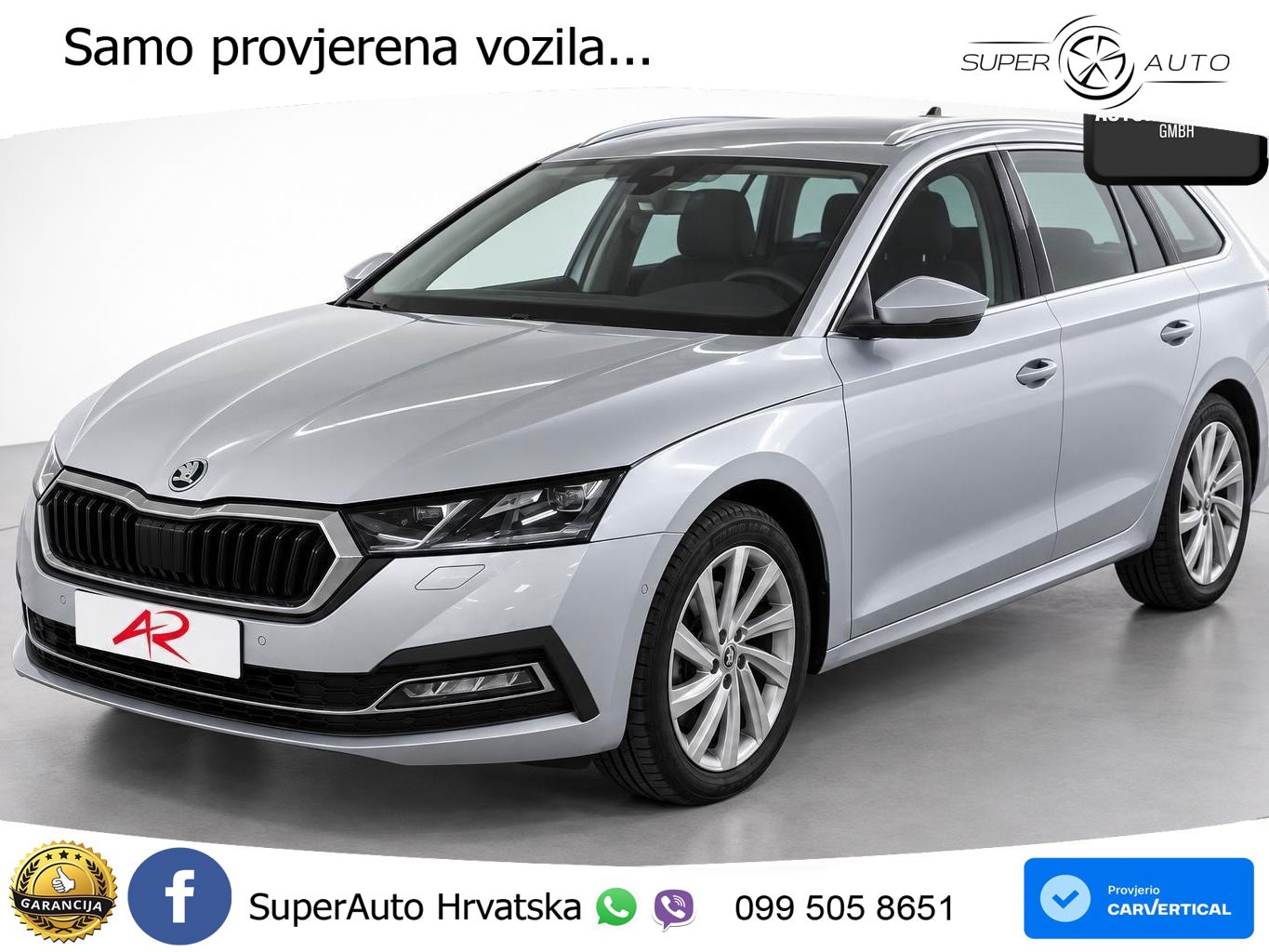 Škoda Octavia Combi 2.0 TDI (150 KS) DSG LED+GR SJED+ACC