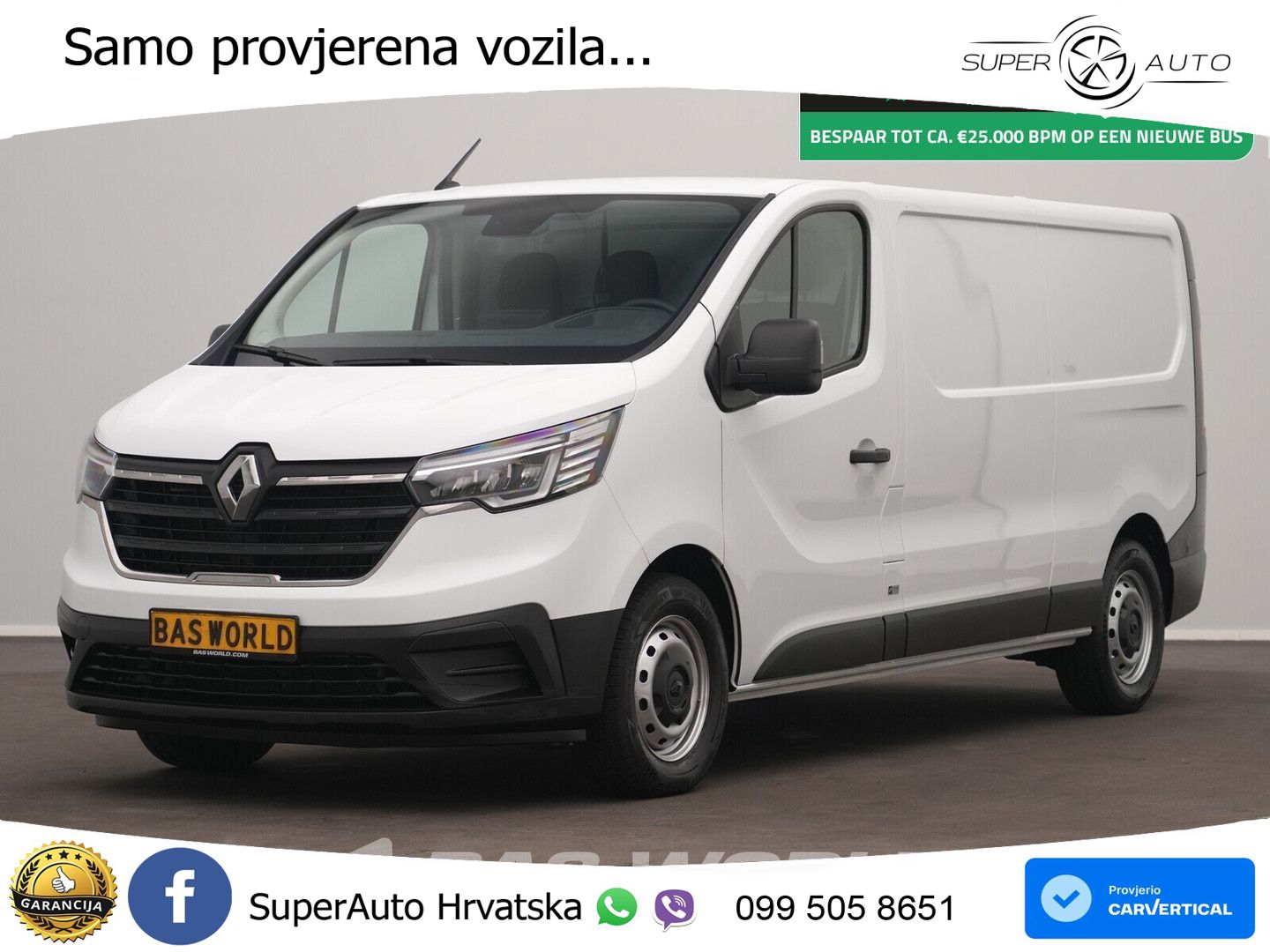 Renault Trafic 130pk L2H1 LED Airco Navi Cruise Parkeers 131 KS