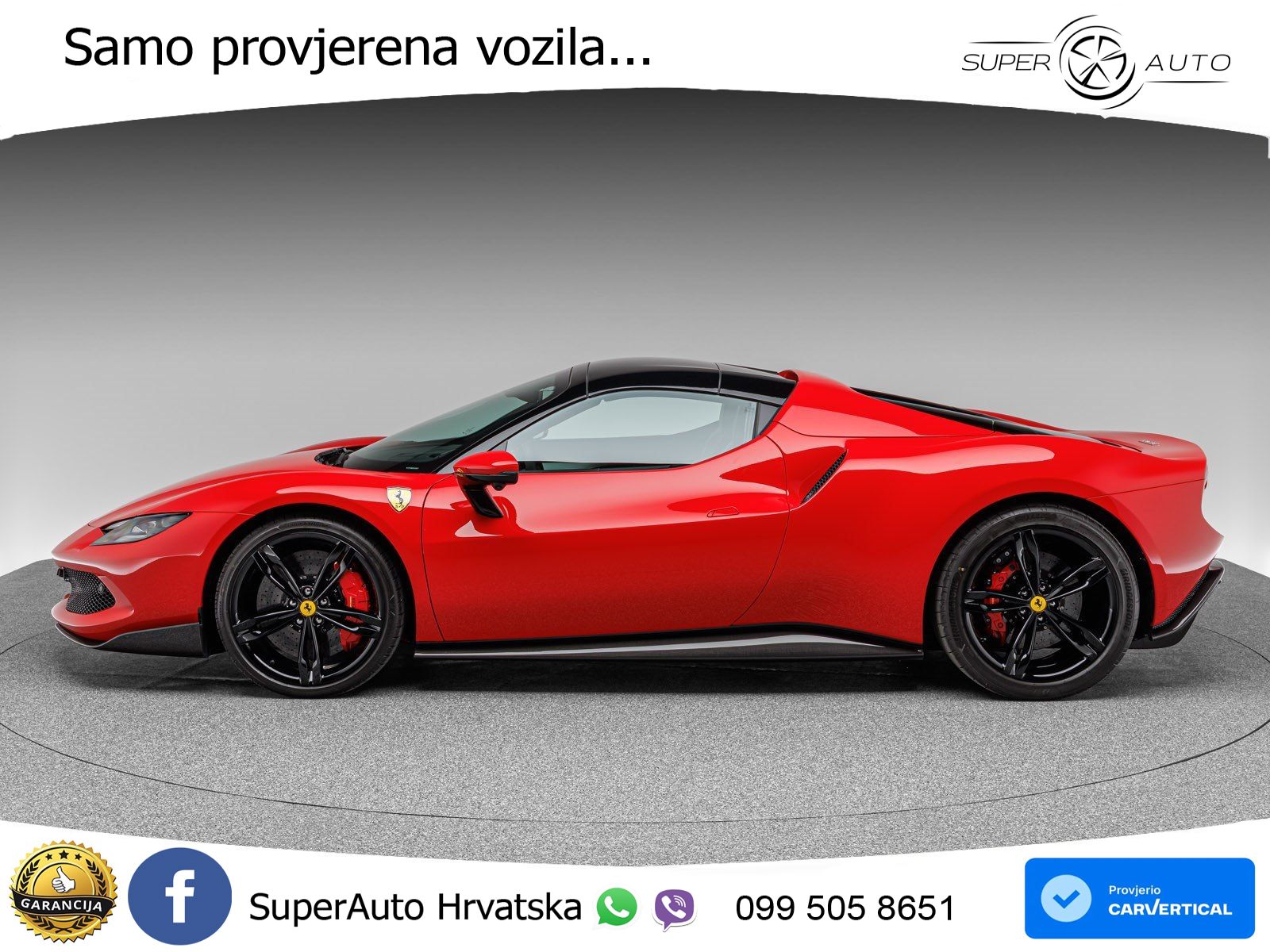 Ferrari 296 GTS 3.0 V6 (830 KS) F1 DCT