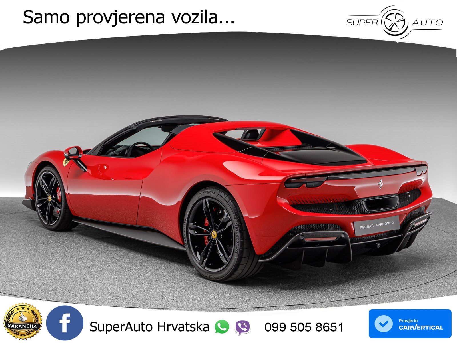 Ferrari 296 GTS 3.0 V6 (830 KS) F1 DCT