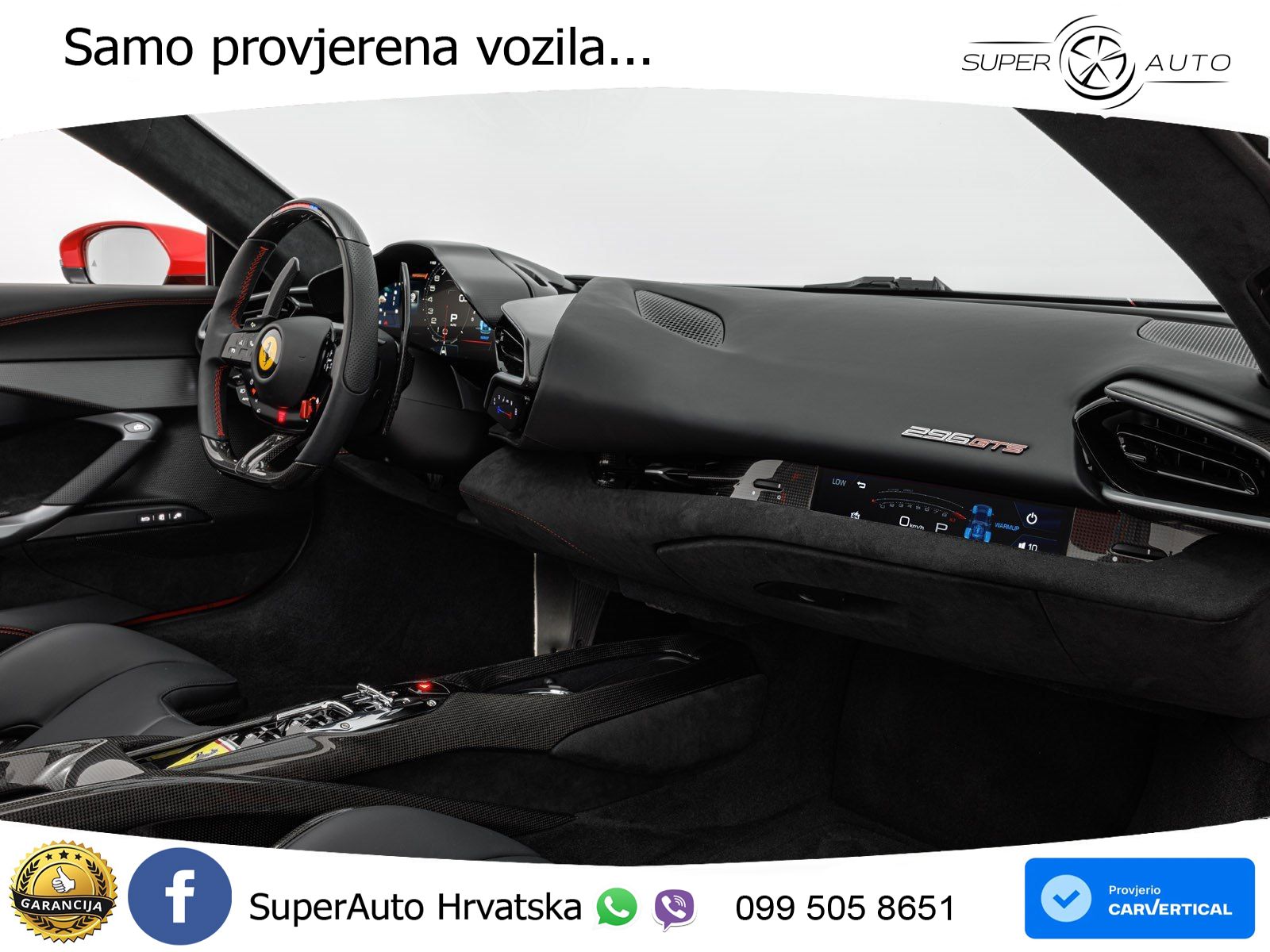 Ferrari 296 GTS 3.0 V6 (830 KS) F1 DCT
