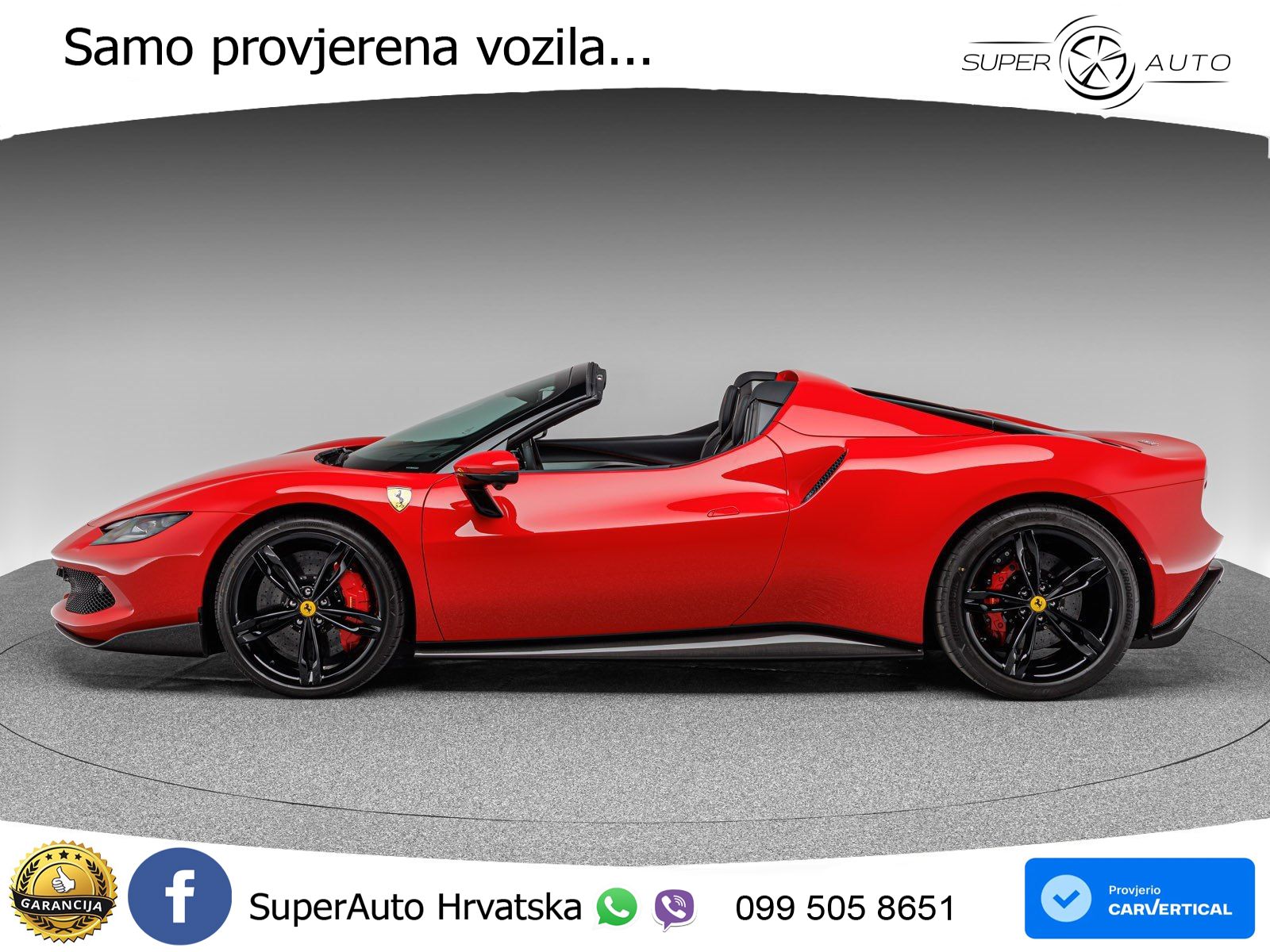 Ferrari 296 GTS 3.0 V6 (830 KS) F1 DCT
