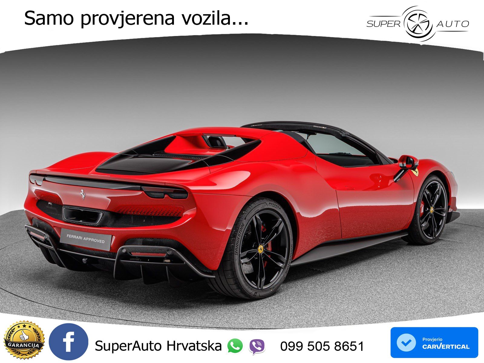 Ferrari 296 GTS 3.0 V6 (830 KS) F1 DCT
