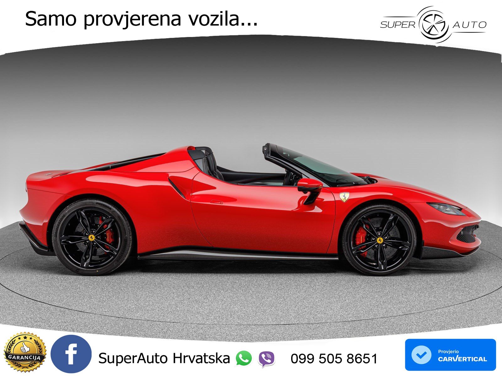Ferrari 296 GTS 3.0 V6 (830 KS) F1 DCT