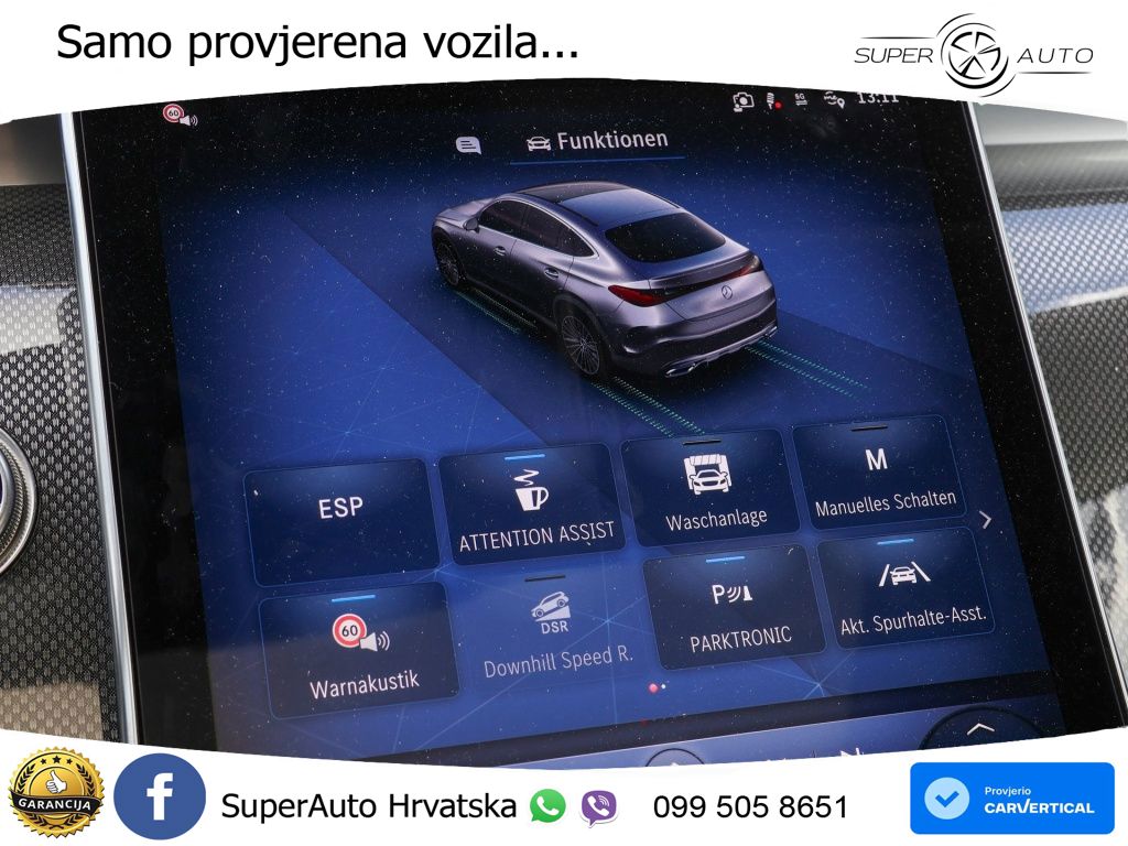 Mercedes GLC Coupe 200 (204 KS) 4MATIC 9G-TRONIC AMG ACC+GR SJED+360+PANO