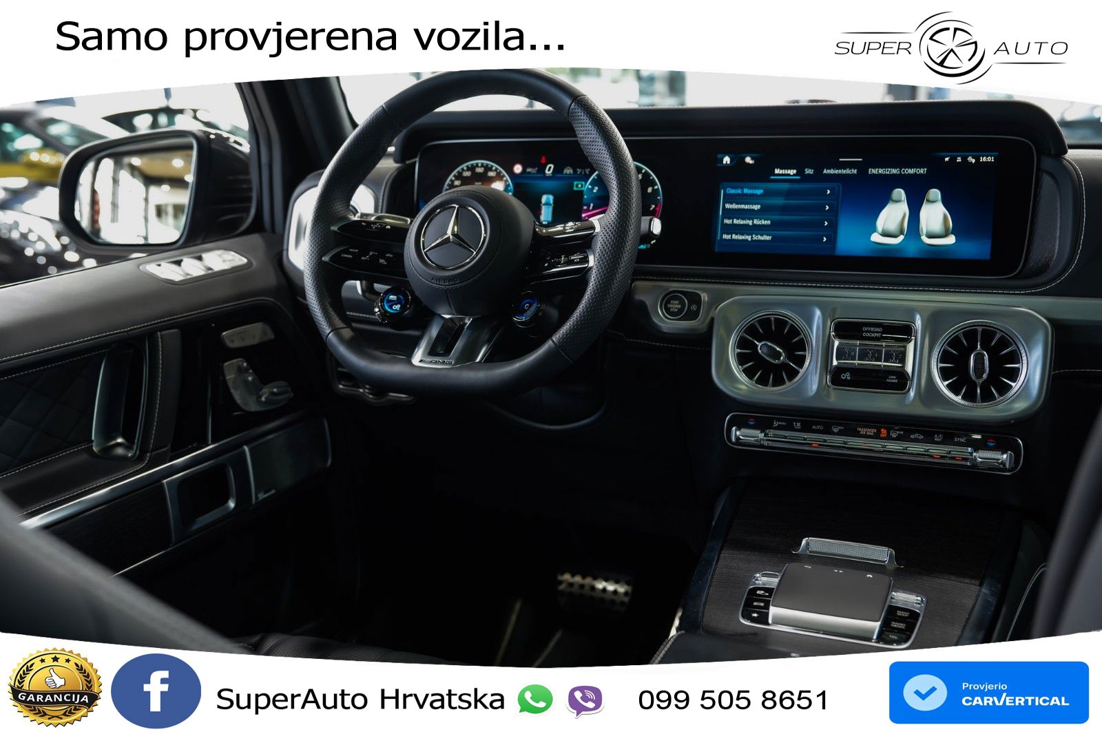 Mercedes AMG G 63 Long V8 (585 KS) 4MATIC 9G-TRONIC AMG SPEEDSHIFT TCT Superior LED+GR SJED+ACC