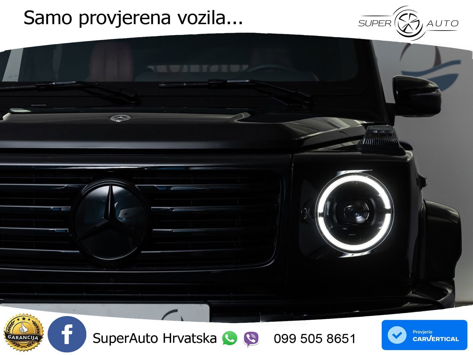 Mercedes G 450d Long (367 KS) 4MATIC 9G-TRONIC Superior LED+GR SJED+ACC
