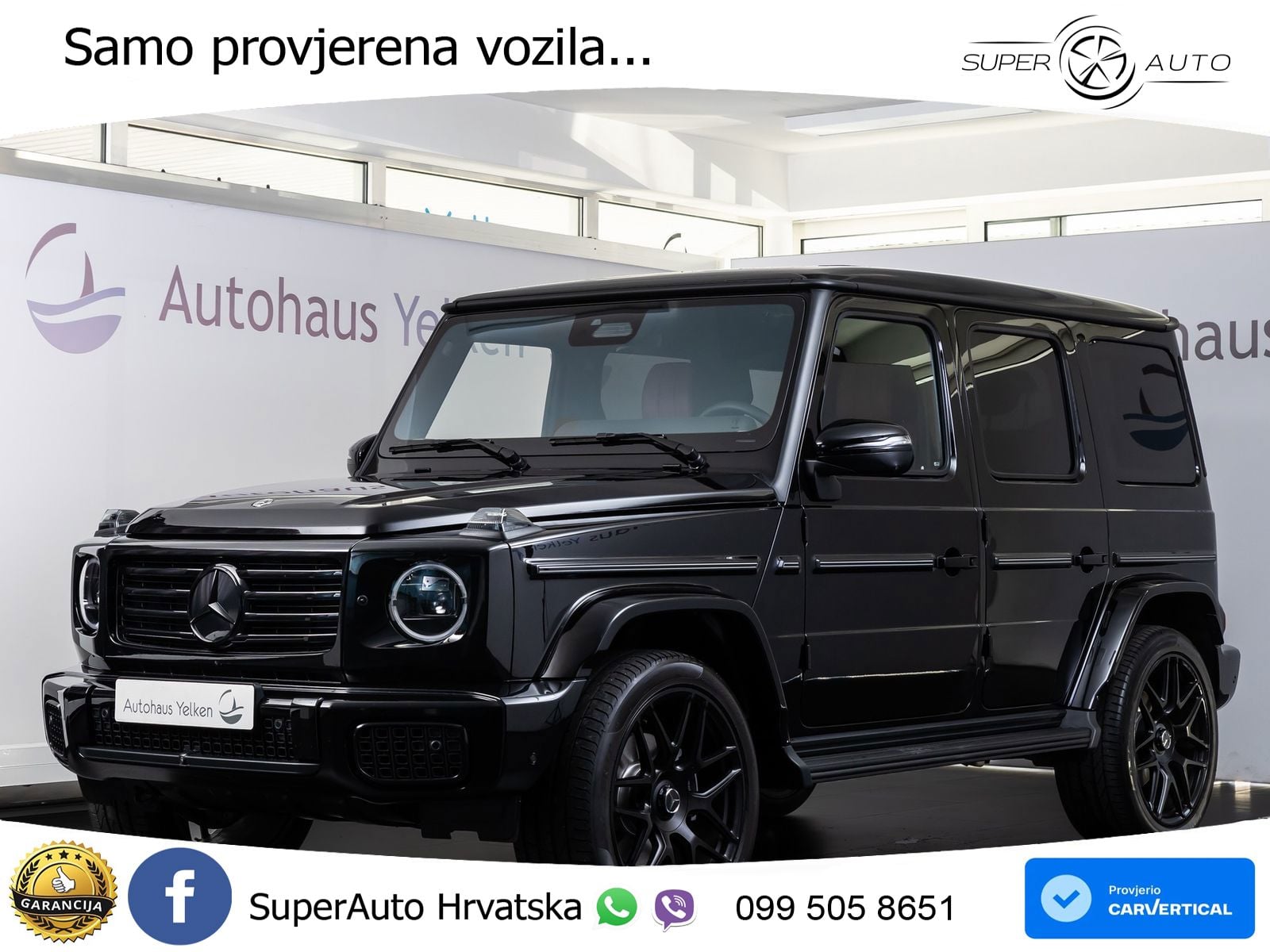 Mercedes G 450d Long (367 KS) 4MATIC 9G-TRONIC Superior LED+GR SJED+ACC