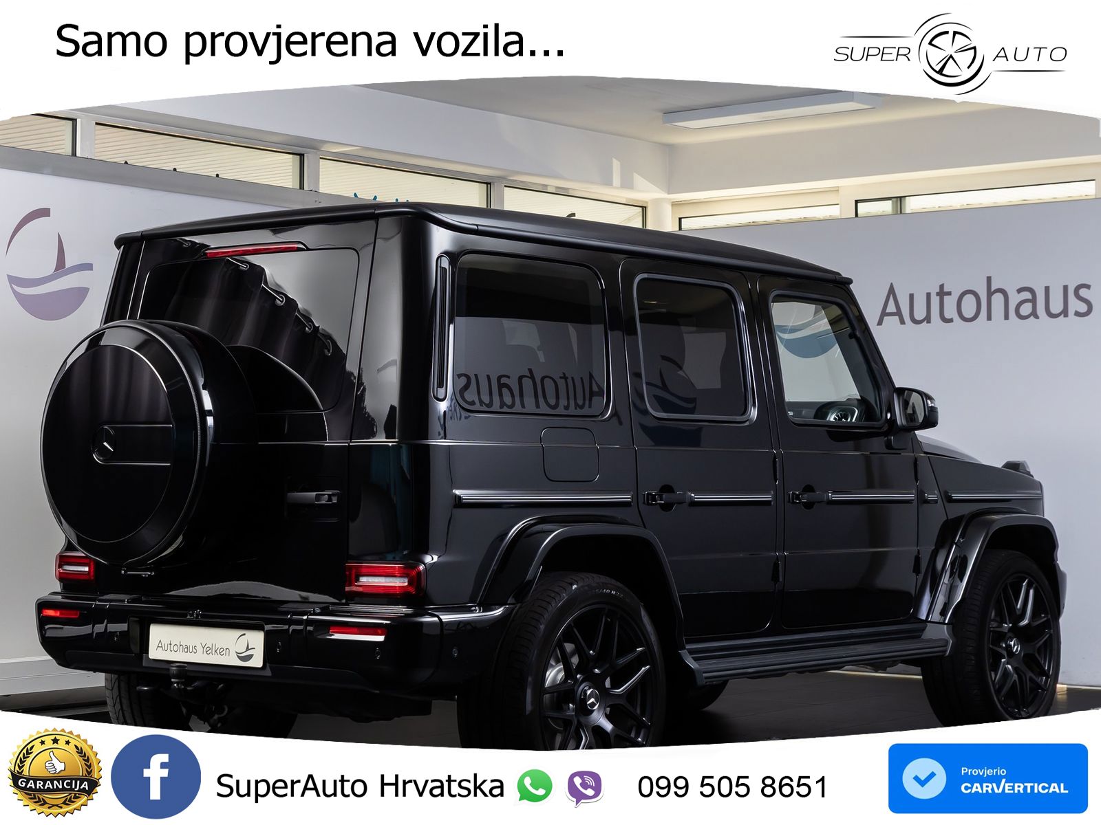 Mercedes G 450d Long (367 KS) 4MATIC 9G-TRONIC Superior LED+GR SJED+ACC