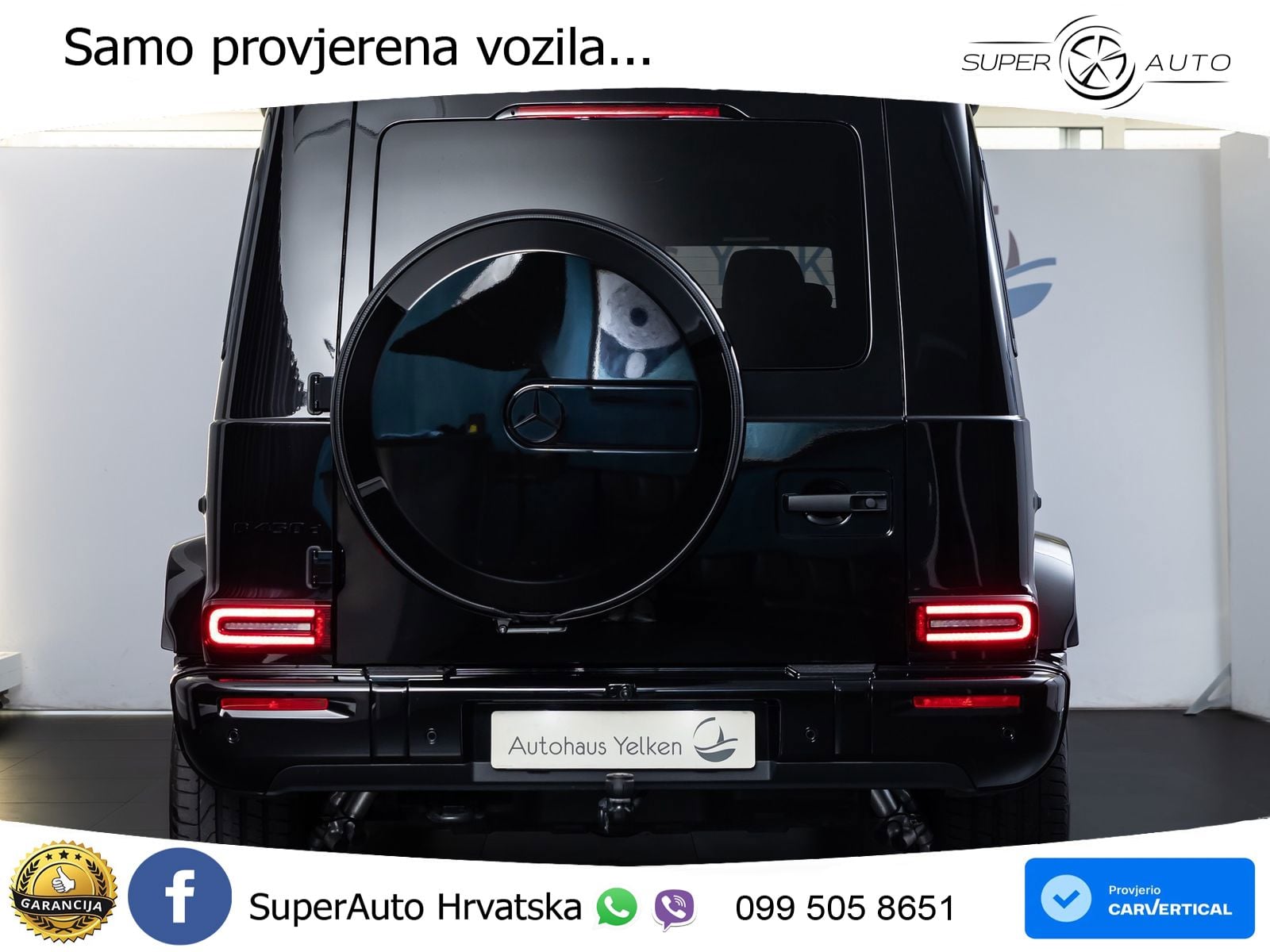 Mercedes G 450d Long (367 KS) 4MATIC 9G-TRONIC Superior LED+GR SJED+ACC