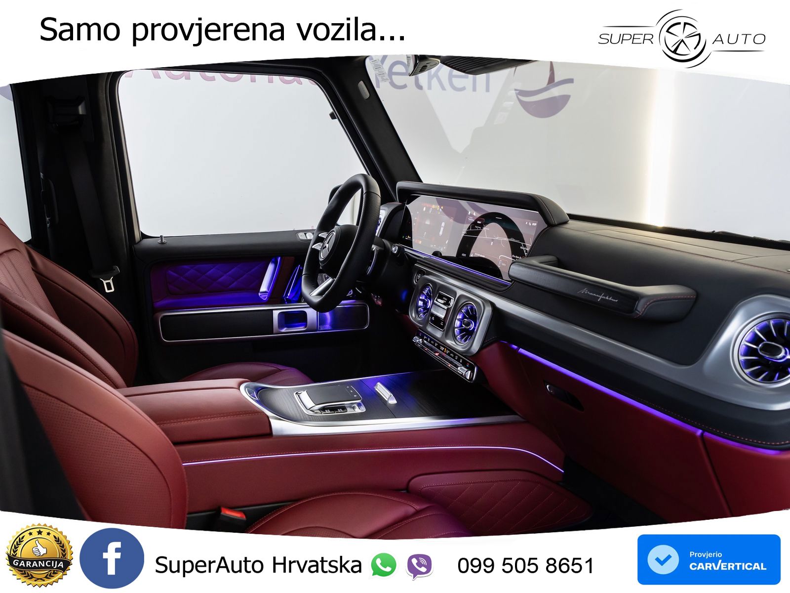Mercedes G 450d Long (367 KS) 4MATIC 9G-TRONIC Superior LED+GR SJED+ACC