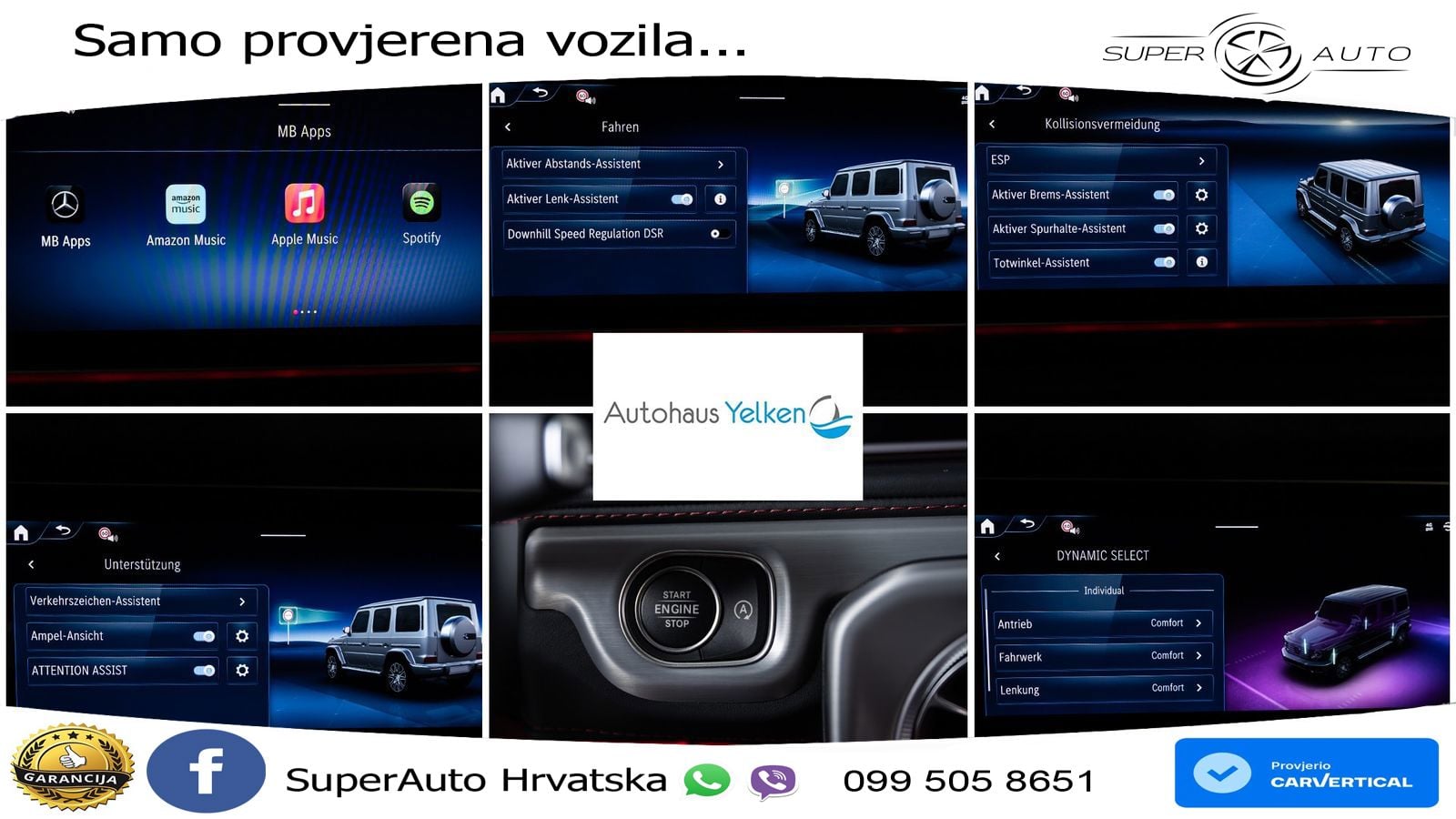 Mercedes G 450d Long (367 KS) 4MATIC 9G-TRONIC Superior LED+GR SJED+ACC