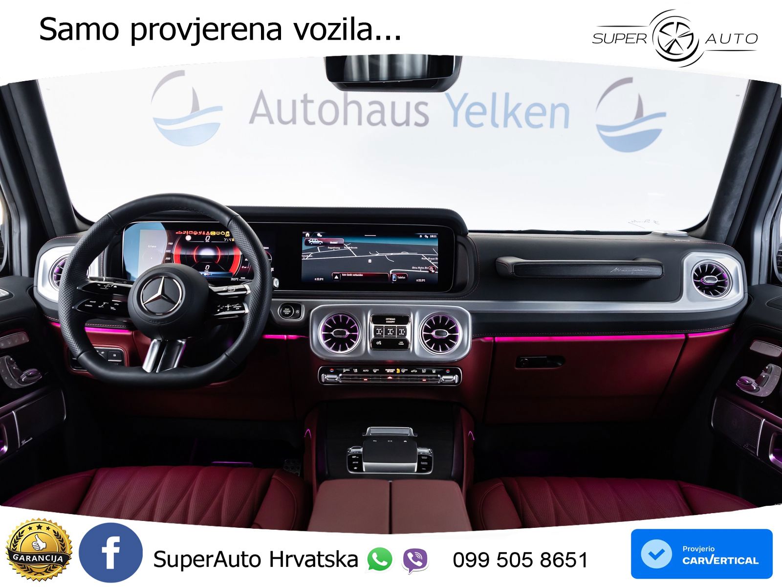 Mercedes G 450d Long (367 KS) 4MATIC 9G-TRONIC Superior LED+GR SJED+ACC