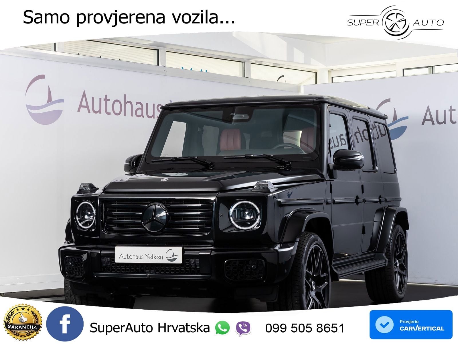Mercedes G 450d Long (367 KS) 4MATIC 9G-TRONIC Superior LED+GR SJED+ACC
