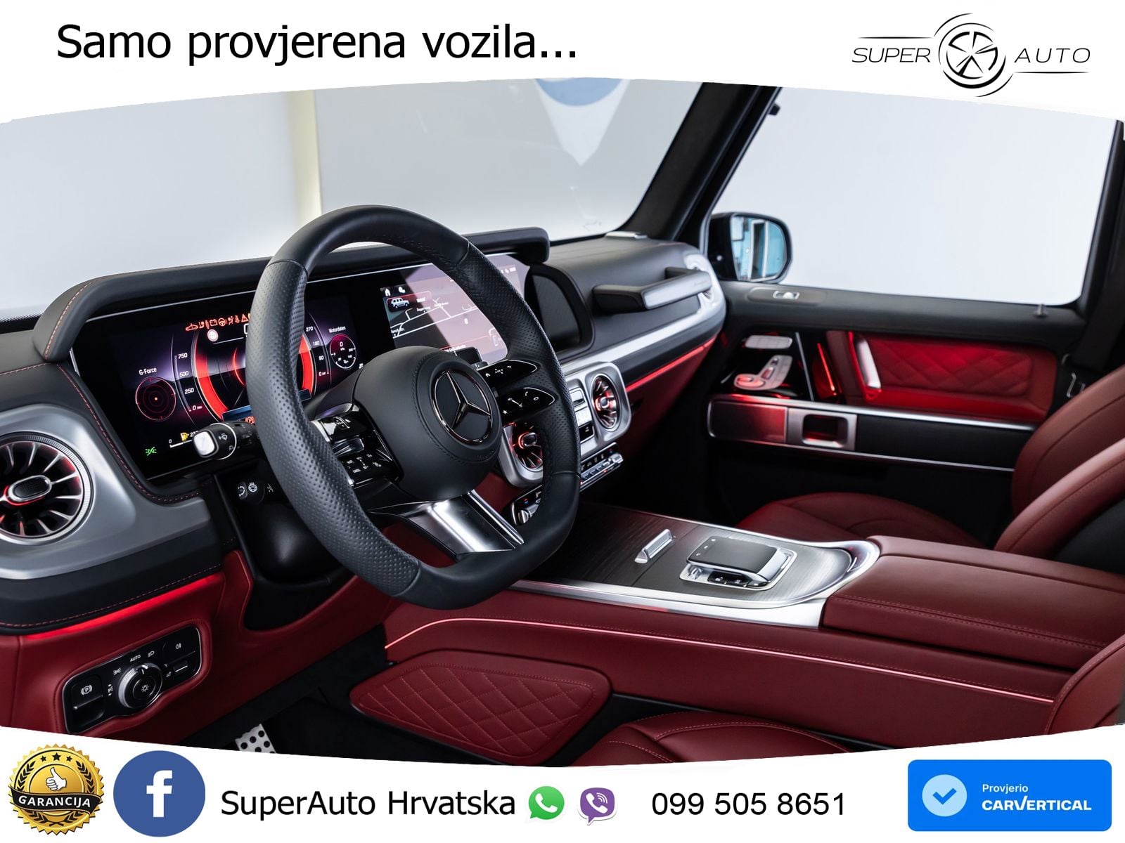 Mercedes G 450d Long (367 KS) 4MATIC 9G-TRONIC Superior LED+GR SJED+ACC