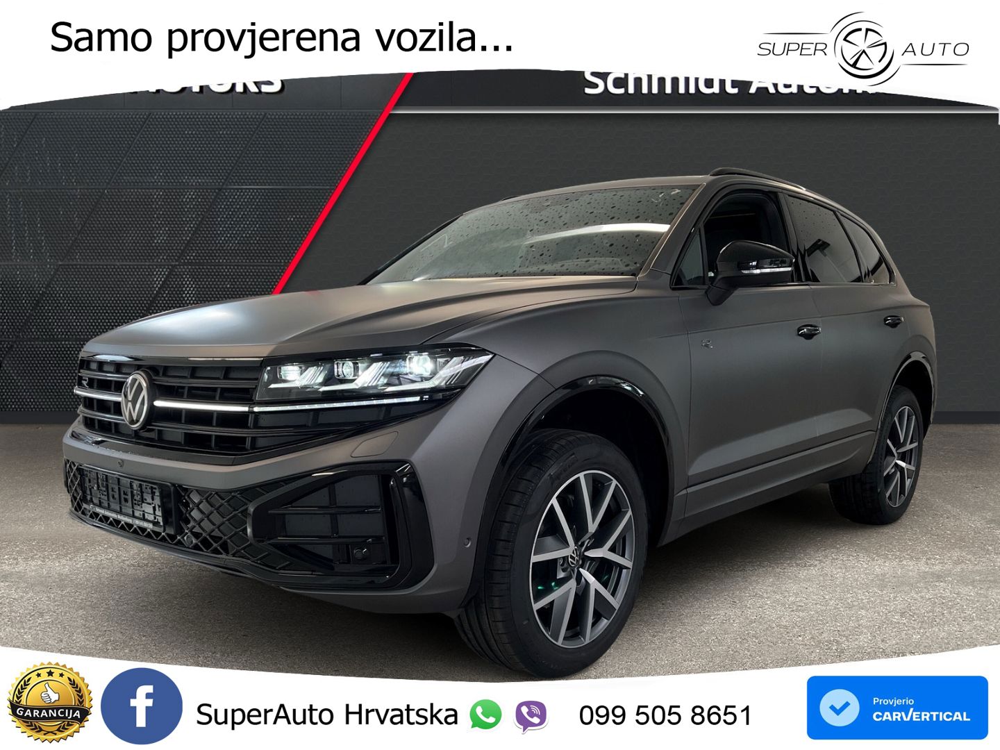Volkswagen Touareg 3.0 V6 TDI (286 KS) 4MOTION Tiptronic ZRAČNI+ACC+GR SJED+KAM+PANO