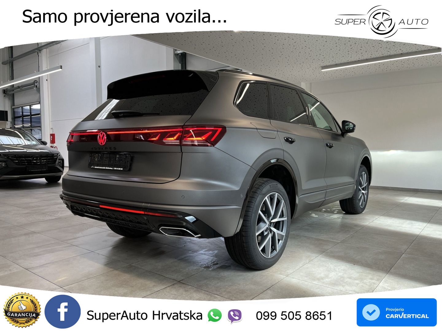 Volkswagen Touareg 3.0 V6 TDI (286 KS) 4MOTION Tiptronic ZRAČNI+ACC+GR SJED+KAM+PANO