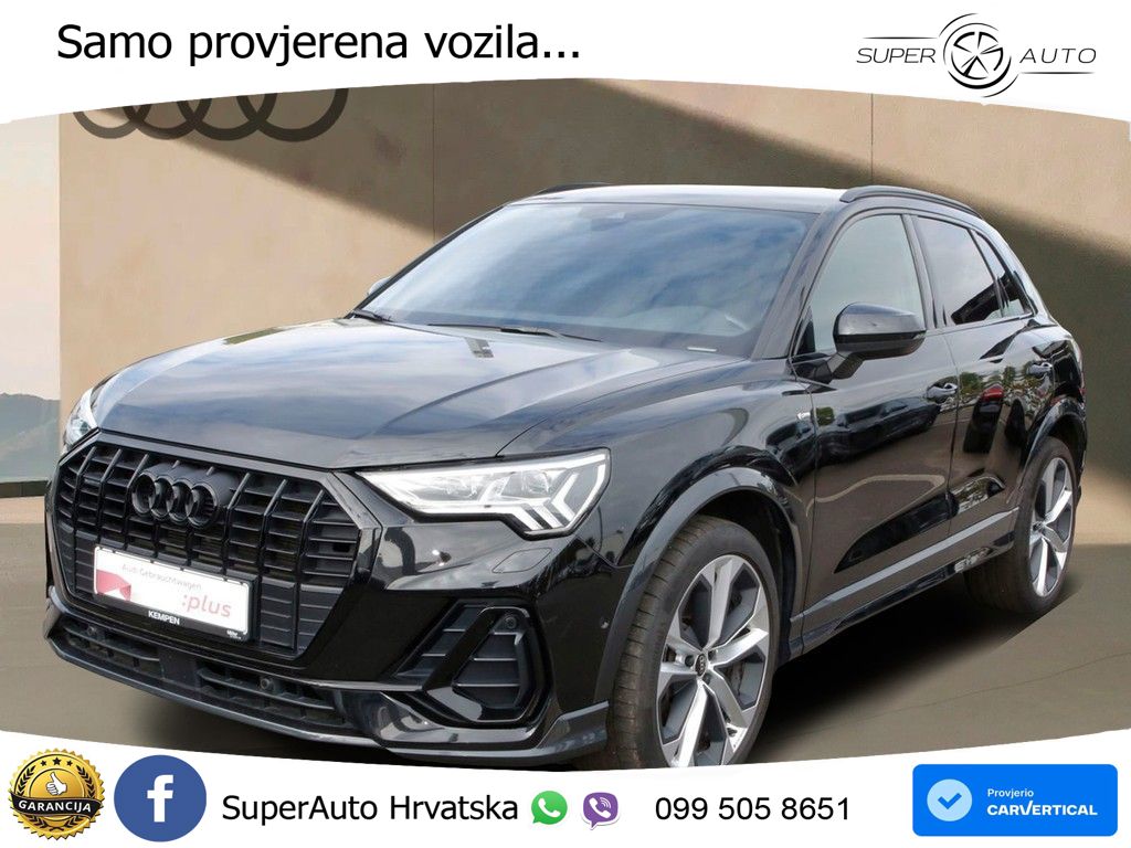 Audi Q3 40 TFSI (190 KS) quattro S tronic S line MATRIX+GR SJED+KAM
