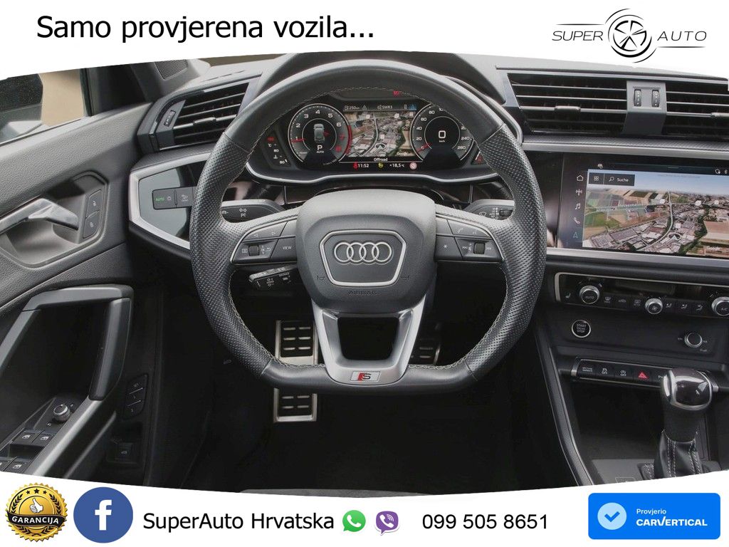 Audi Q3 40 TFSI (190 KS) quattro S tronic S line MATRIX+GR SJED+KAM