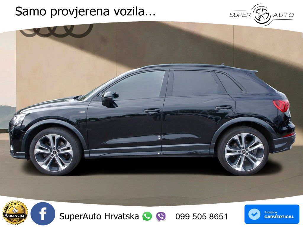 Audi Q3 40 TFSI (190 KS) quattro S tronic S line MATRIX+GR SJED+KAM