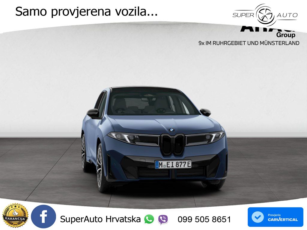 BMW iX3 50 108.7 kWh (469 KS) xDrive M Sport LED+GR SJED+ACC