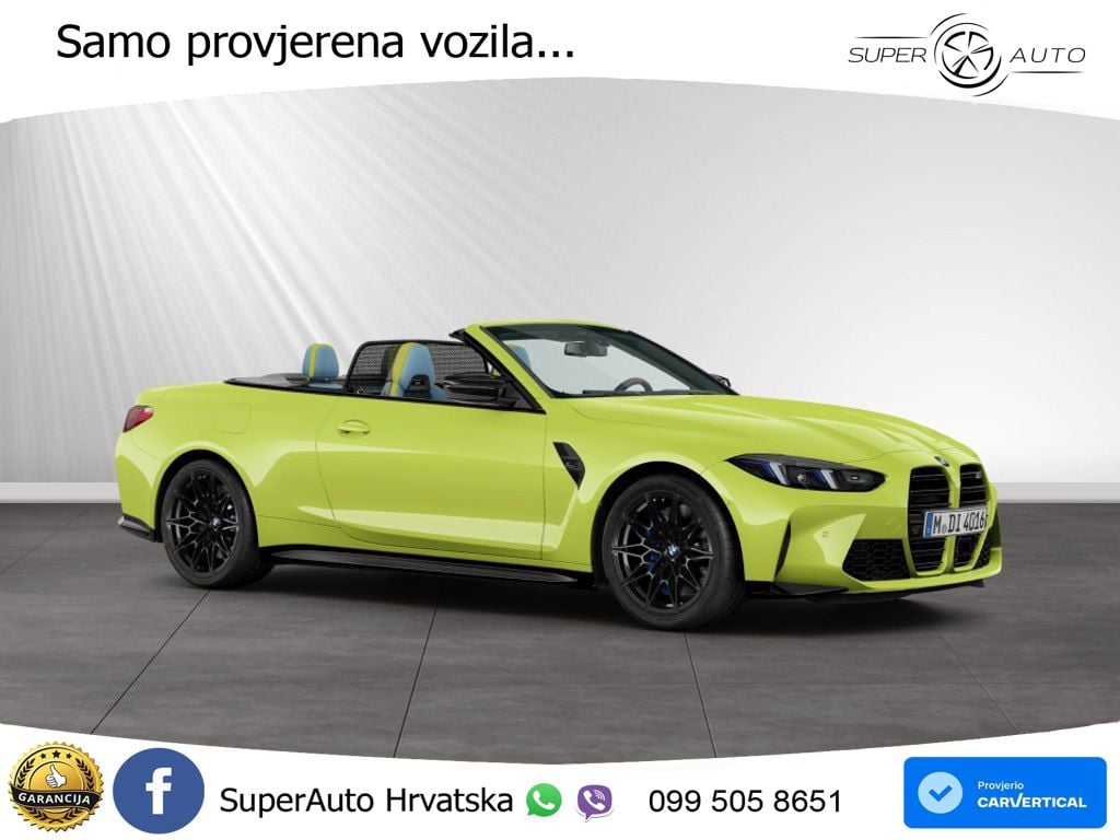 BMW M4 Convertible Competition 3.0 (530 KS) xDrive Steptronic