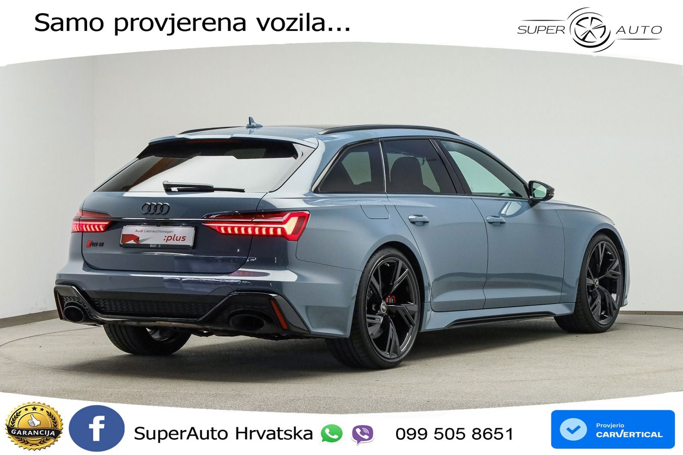 Audi RS6 Avant 4.0 TFSI V8 (600 KS) quattro Tiptronic Kuka LED+GR SJED+ACC