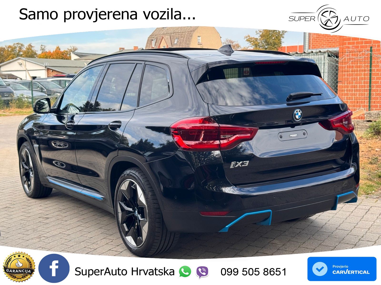 BMW iX3 80 kWh (286 KS) LED+GR SJED+ACC