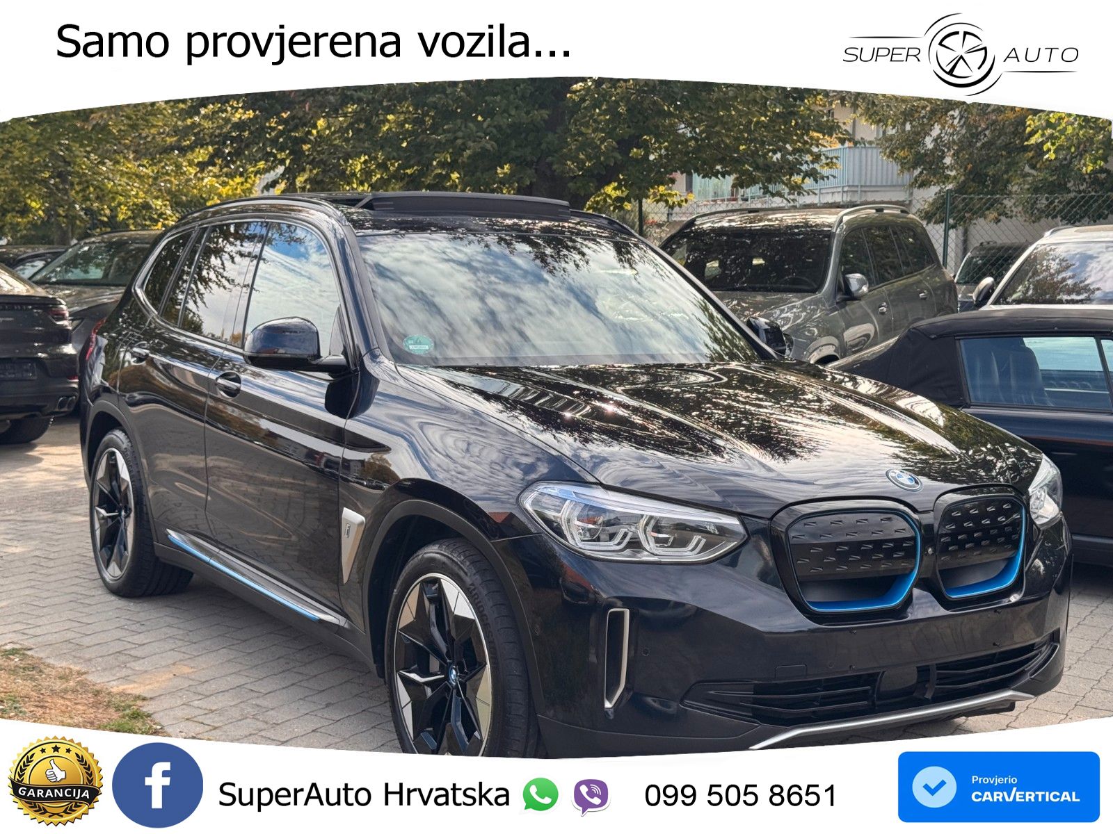 BMW iX3 80 kWh (286 KS) LED+GR SJED+ACC