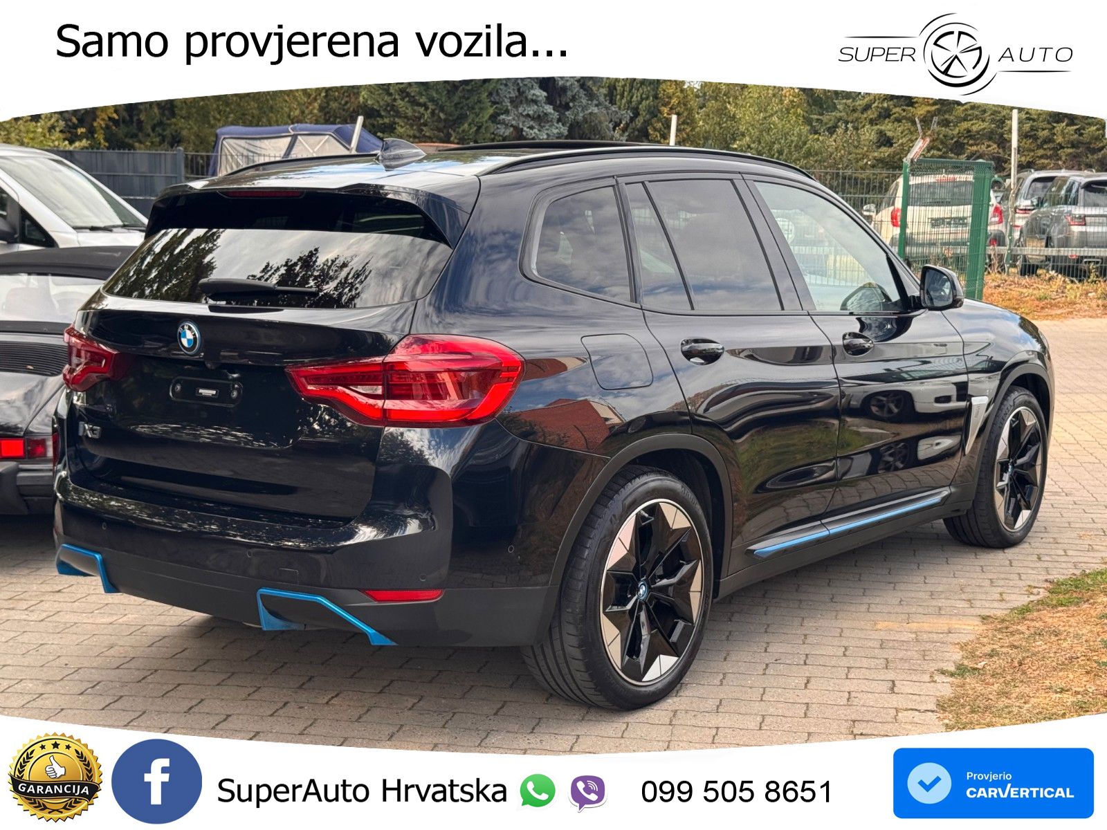 BMW iX3 80 kWh (286 KS) LED+GR SJED+ACC