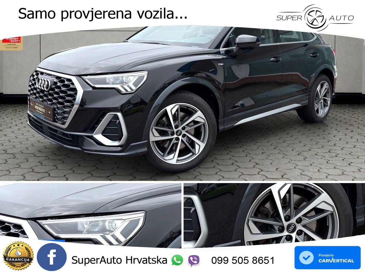 Audi Q3 Sportback 40 TDI (200 KS) quattro S tronic S line
