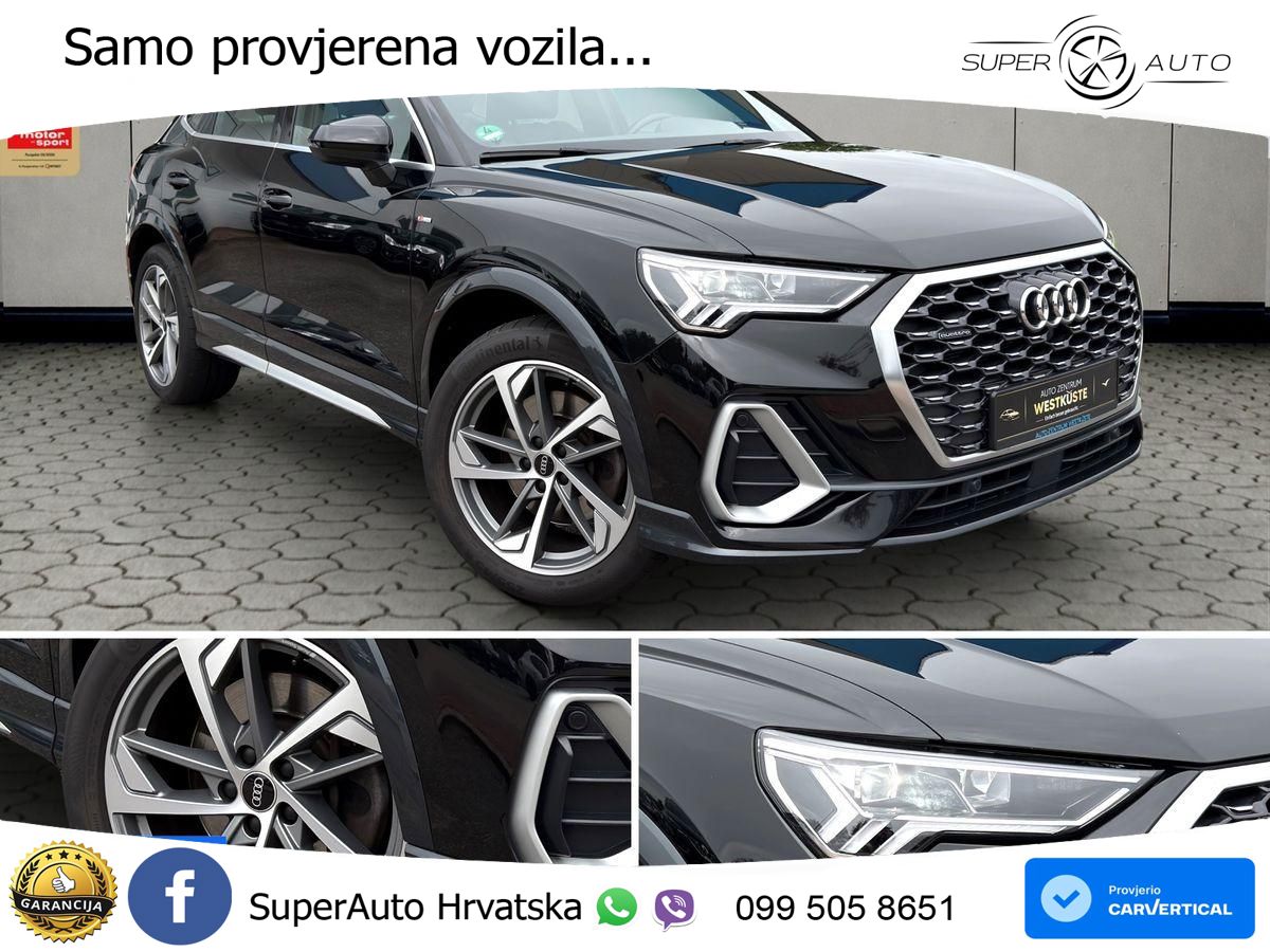 Audi Q3 Sportback 40 TDI (200 KS) quattro S tronic S line