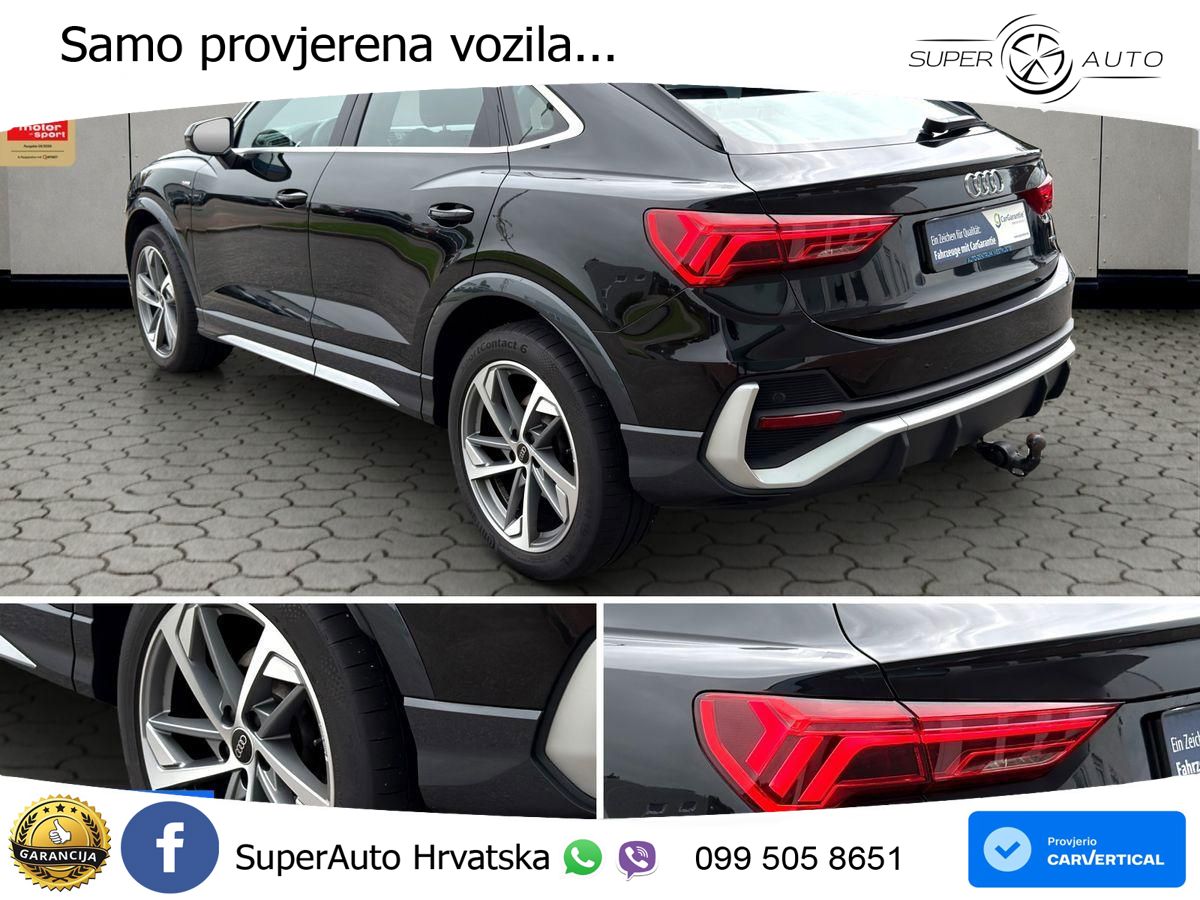 Audi Q3 Sportback 40 TDI (200 KS) quattro S tronic S line