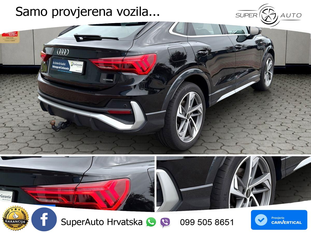 Audi Q3 Sportback 40 TDI (200 KS) quattro S tronic S line