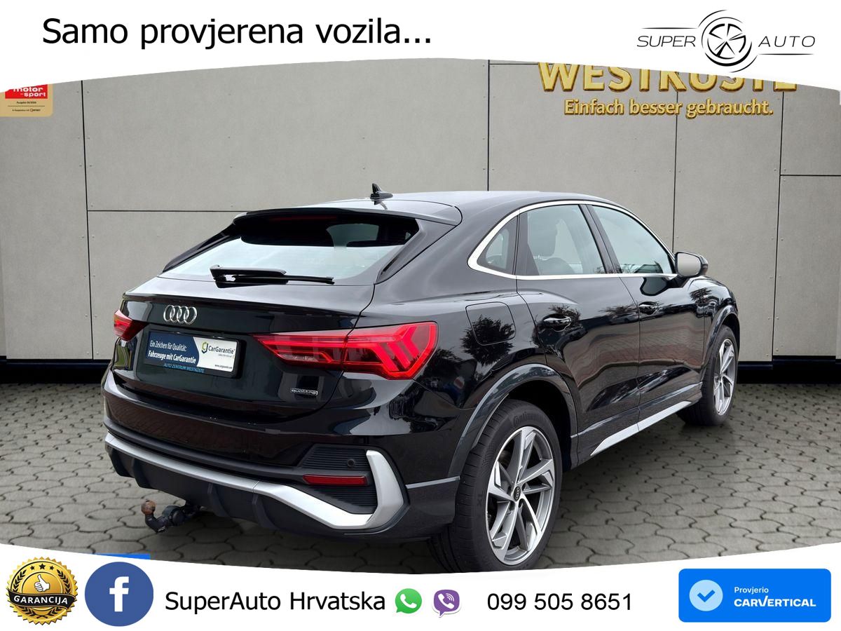 Audi Q3 Sportback 40 TDI (200 KS) quattro S tronic S line