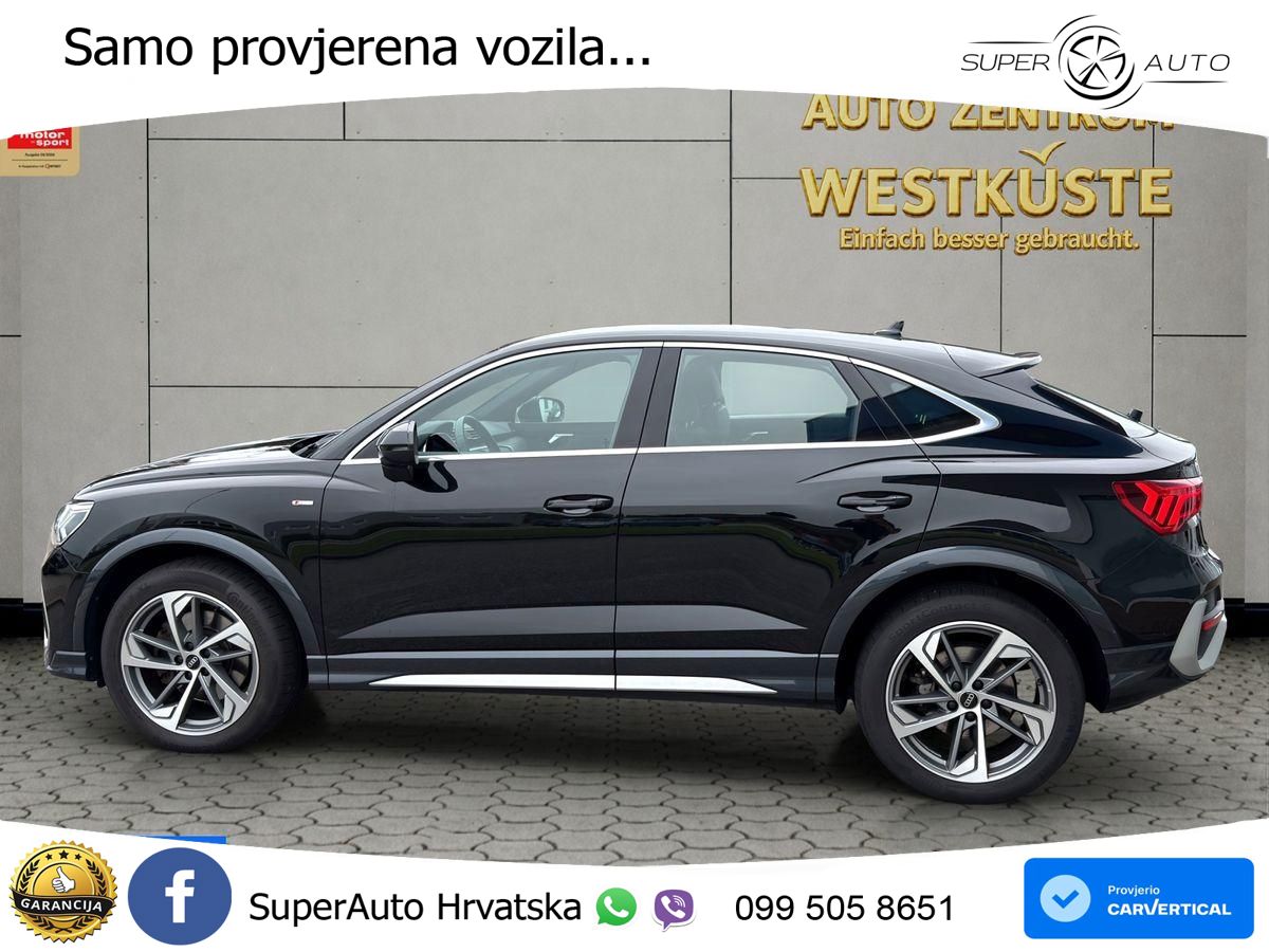 Audi Q3 Sportback 40 TDI (200 KS) quattro S tronic S line