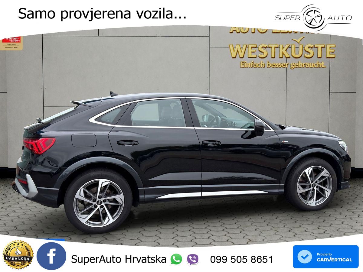 Audi Q3 Sportback 40 TDI (200 KS) quattro S tronic S line