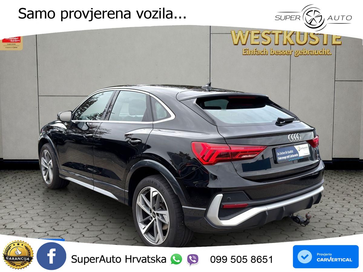 Audi Q3 Sportback 40 TDI (200 KS) quattro S tronic S line