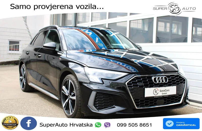 Audi A3 40 TDI (200 KS) quattro S tronic S line LED+GR SJED+ACC