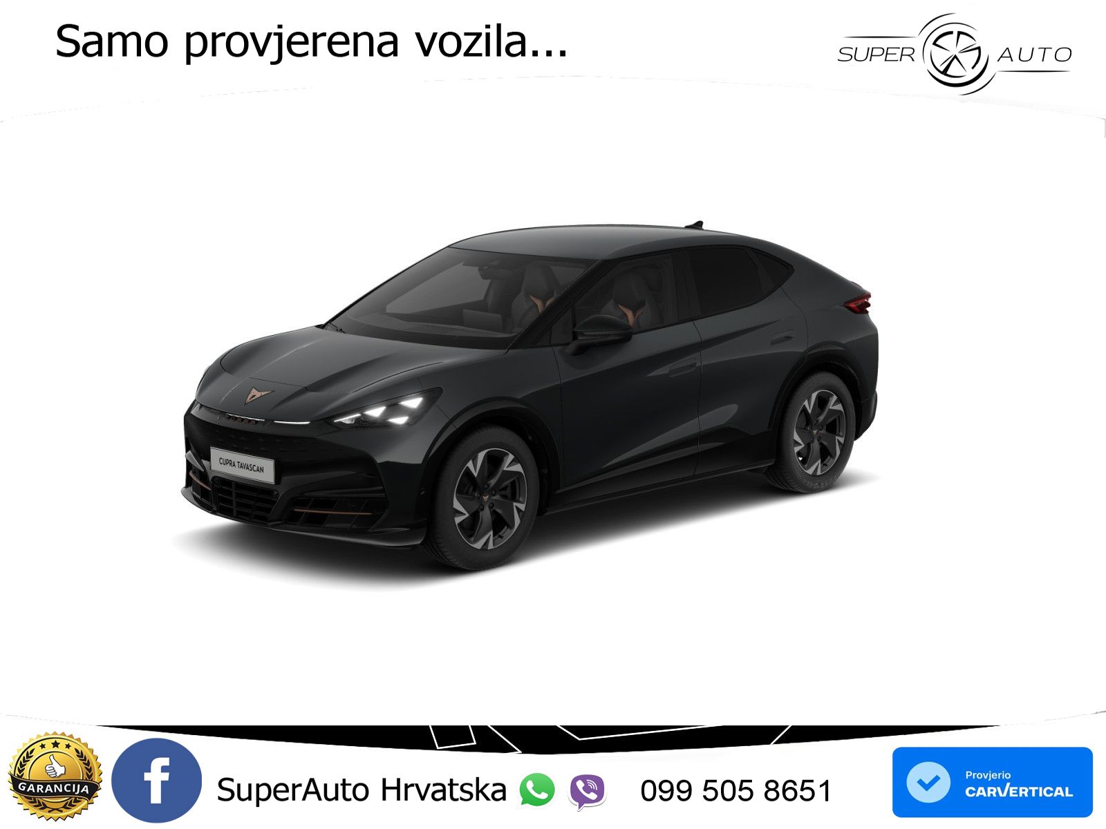 Cupra Tavascan 82 kWh (286 KS) LED+GR SJED+ACC