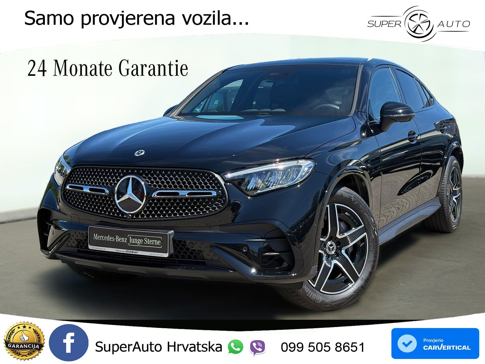 Mercedes GLC Coupe 200 (204 KS) 4MATIC 9G-TRONIC AMG ACC+GR SJED+360+PANO