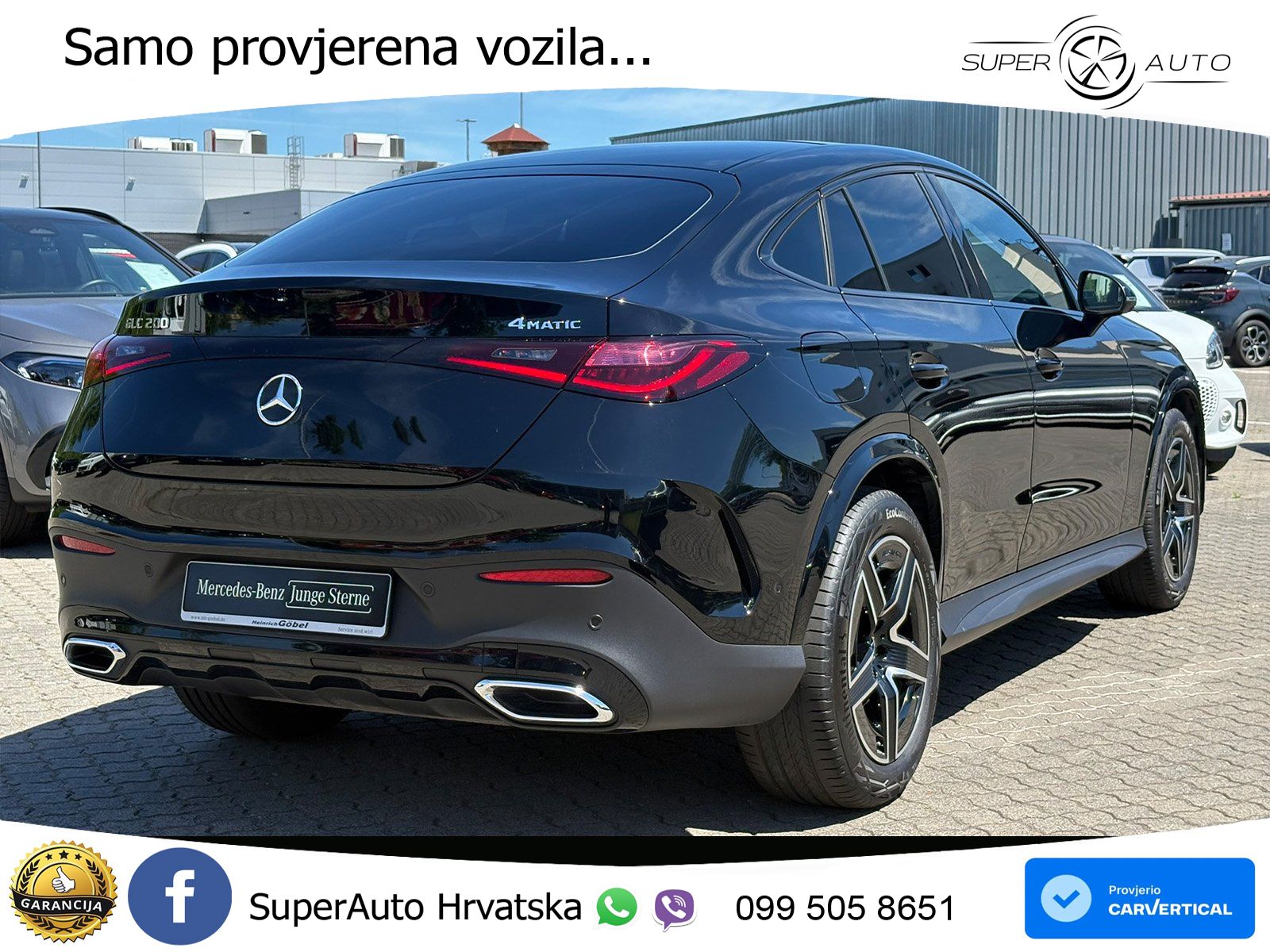 Mercedes GLC Coupe 200 (204 KS) 4MATIC 9G-TRONIC AMG ACC+GR SJED+360+PANO