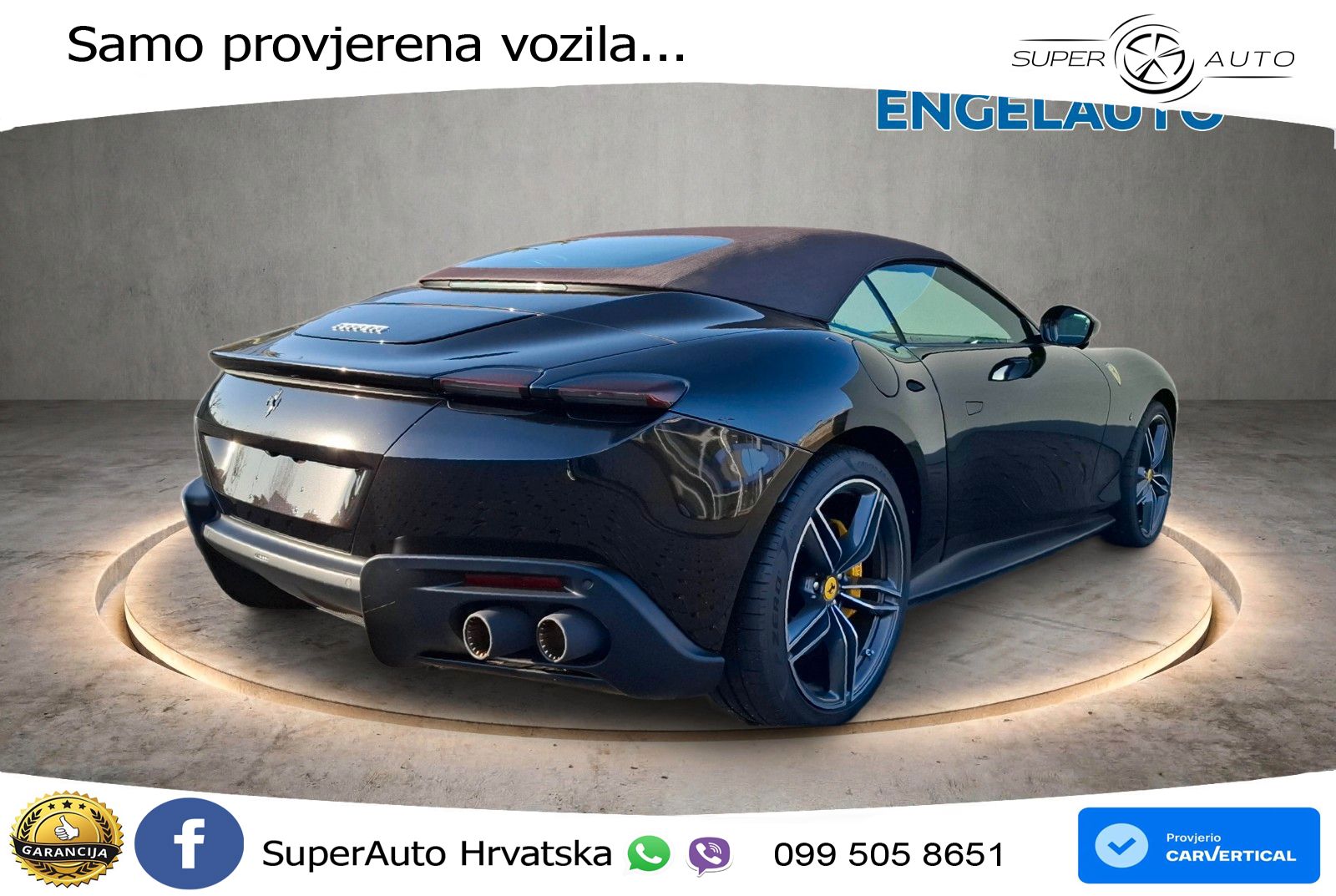 Ferrari Roma Spider 3.9 V8 (620 KS) F1 DCT LED+GR SJED+ACC