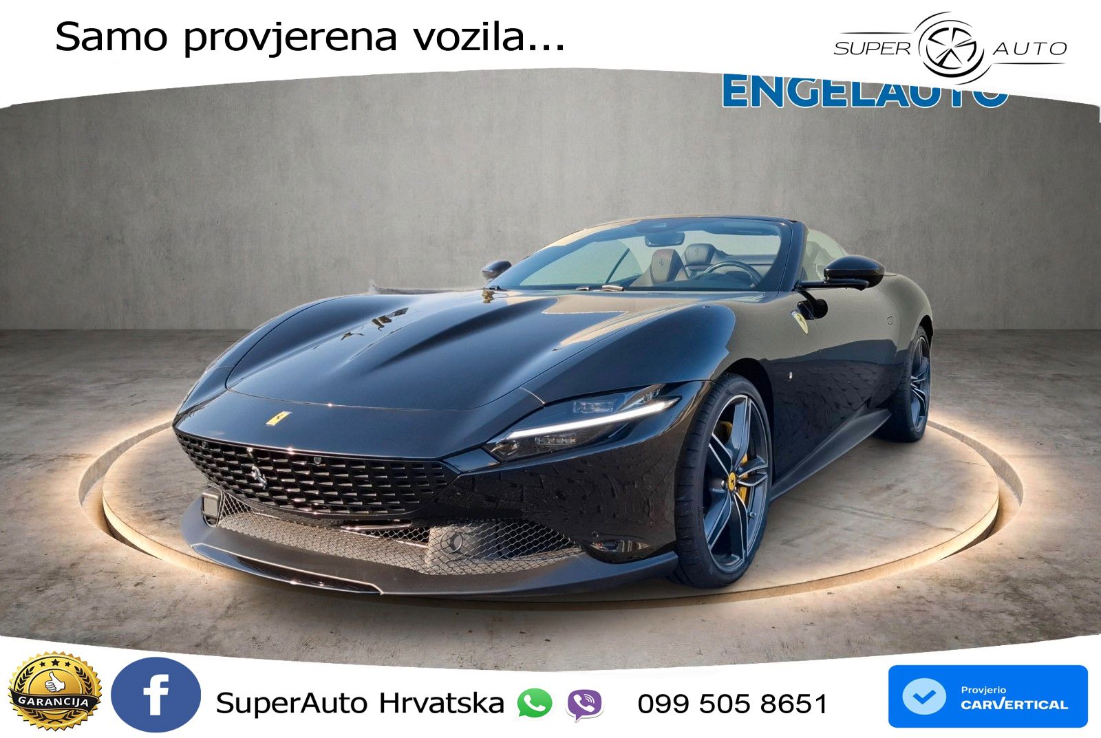 Ferrari Roma Spider 3.9 V8 (620 KS) F1 DCT LED+GR SJED+ACC
