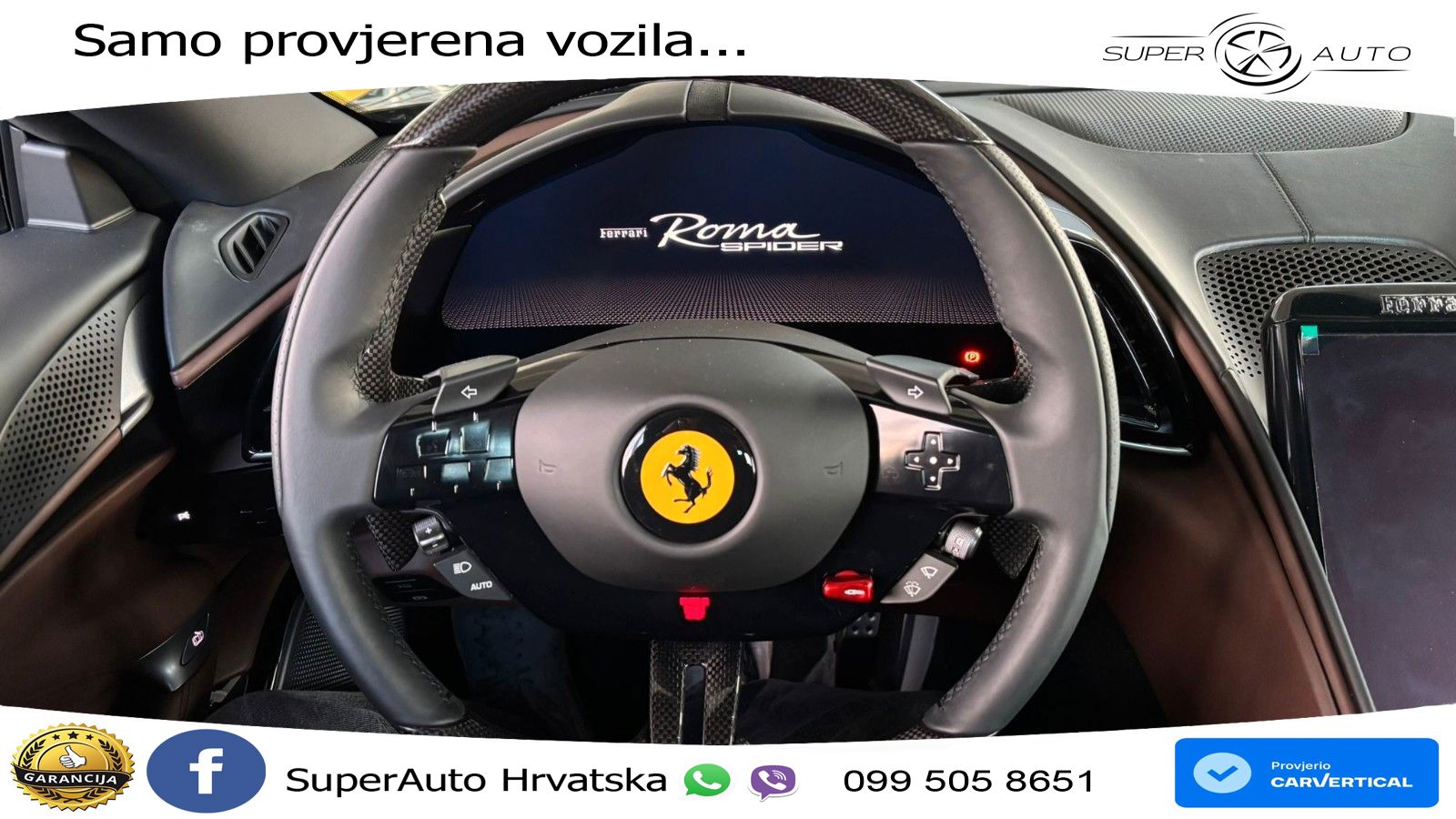 Ferrari Roma Spider 3.9 V8 (620 KS) F1 DCT LED+GR SJED+ACC