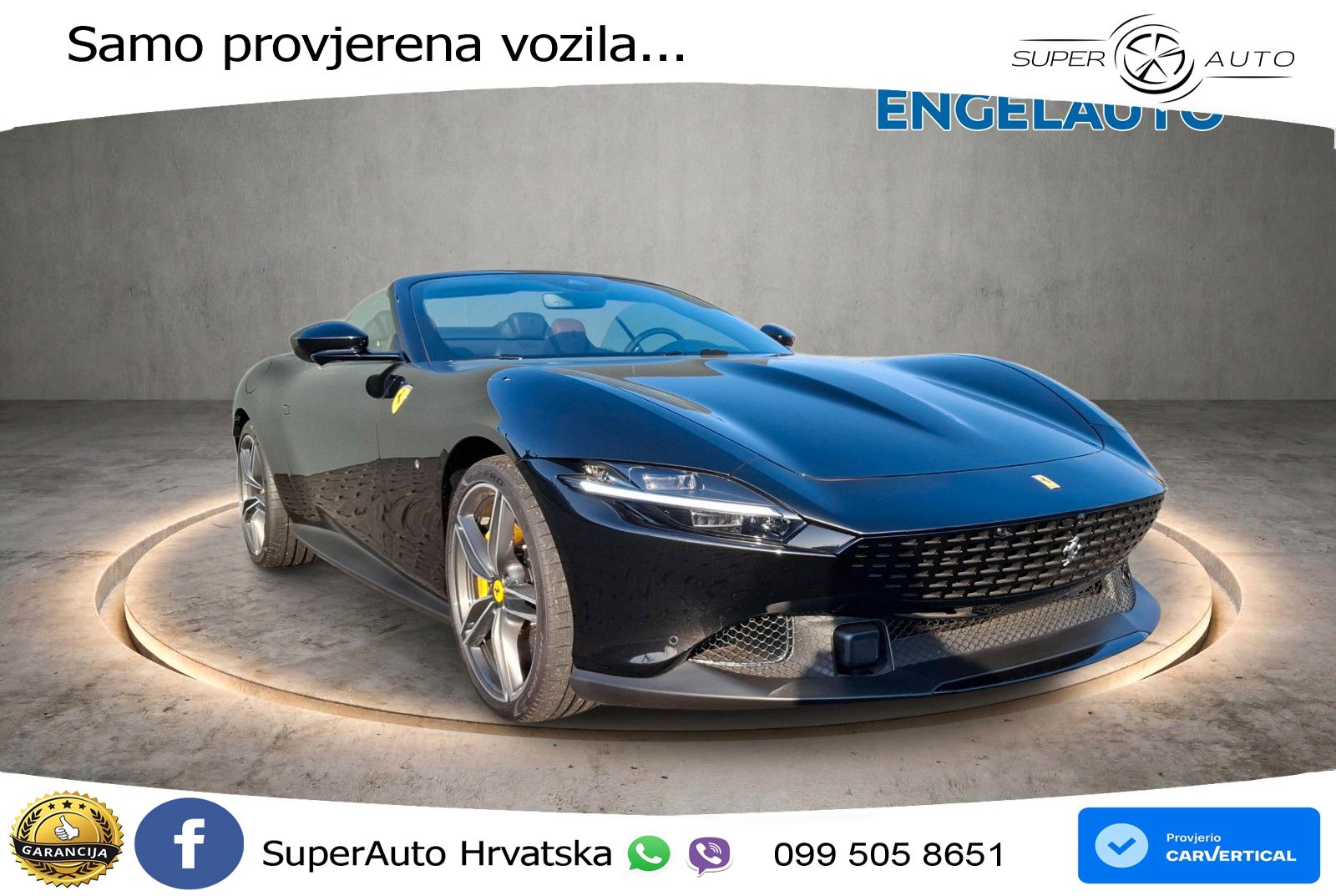 Ferrari Roma Spider 3.9 V8 (620 KS) F1 DCT LED+GR SJED+ACC
