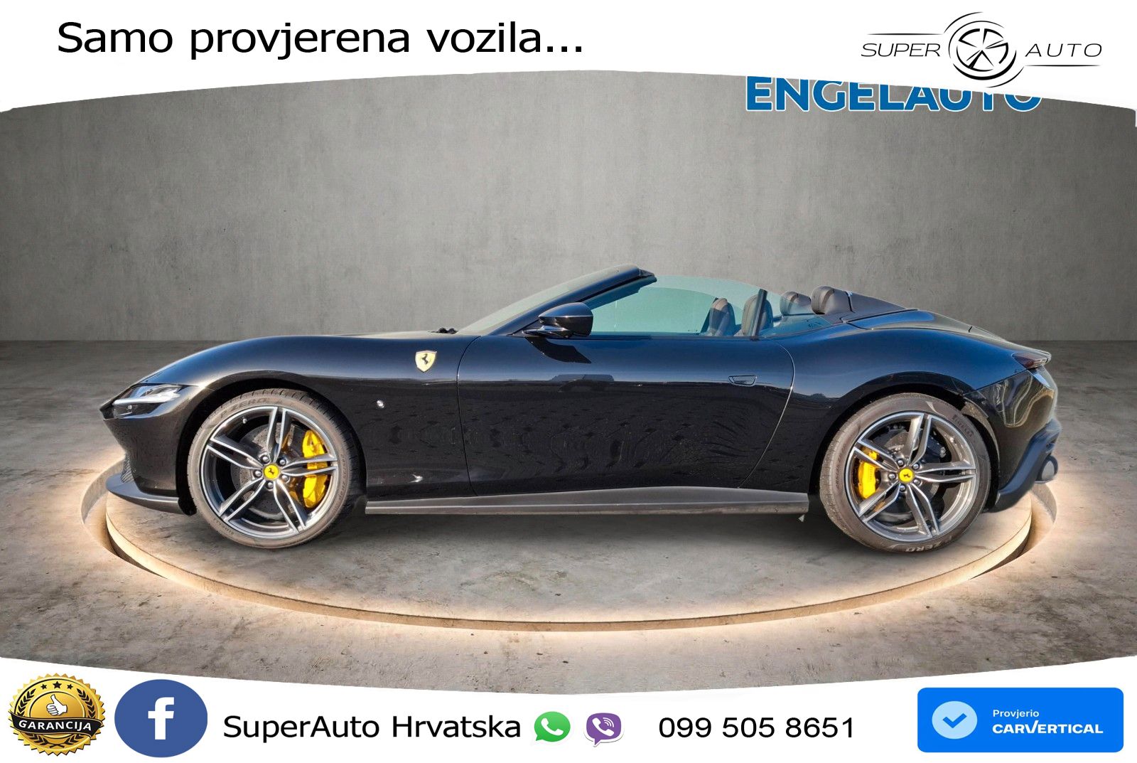 Ferrari Roma Spider 3.9 V8 (620 KS) F1 DCT LED+GR SJED+ACC