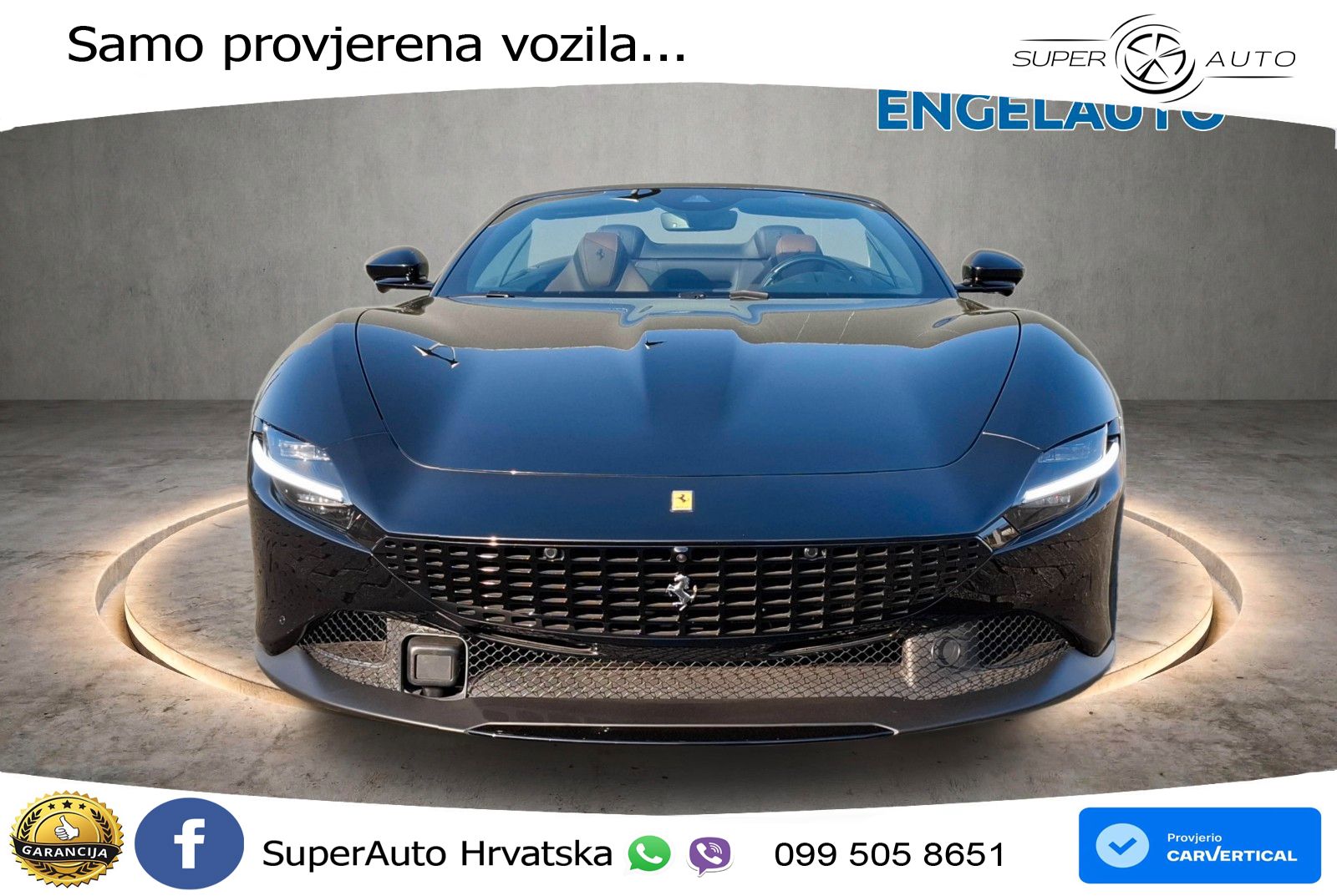 Ferrari Roma Spider 3.9 V8 (620 KS) F1 DCT LED+GR SJED+ACC