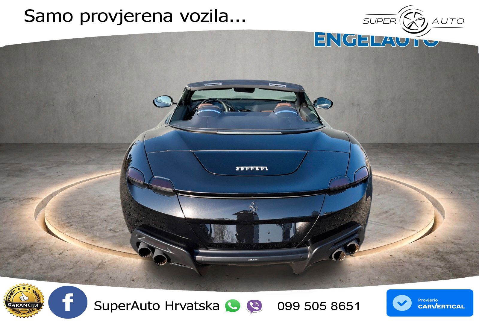 Ferrari Roma Spider 3.9 V8 (620 KS) F1 DCT LED+GR SJED+ACC